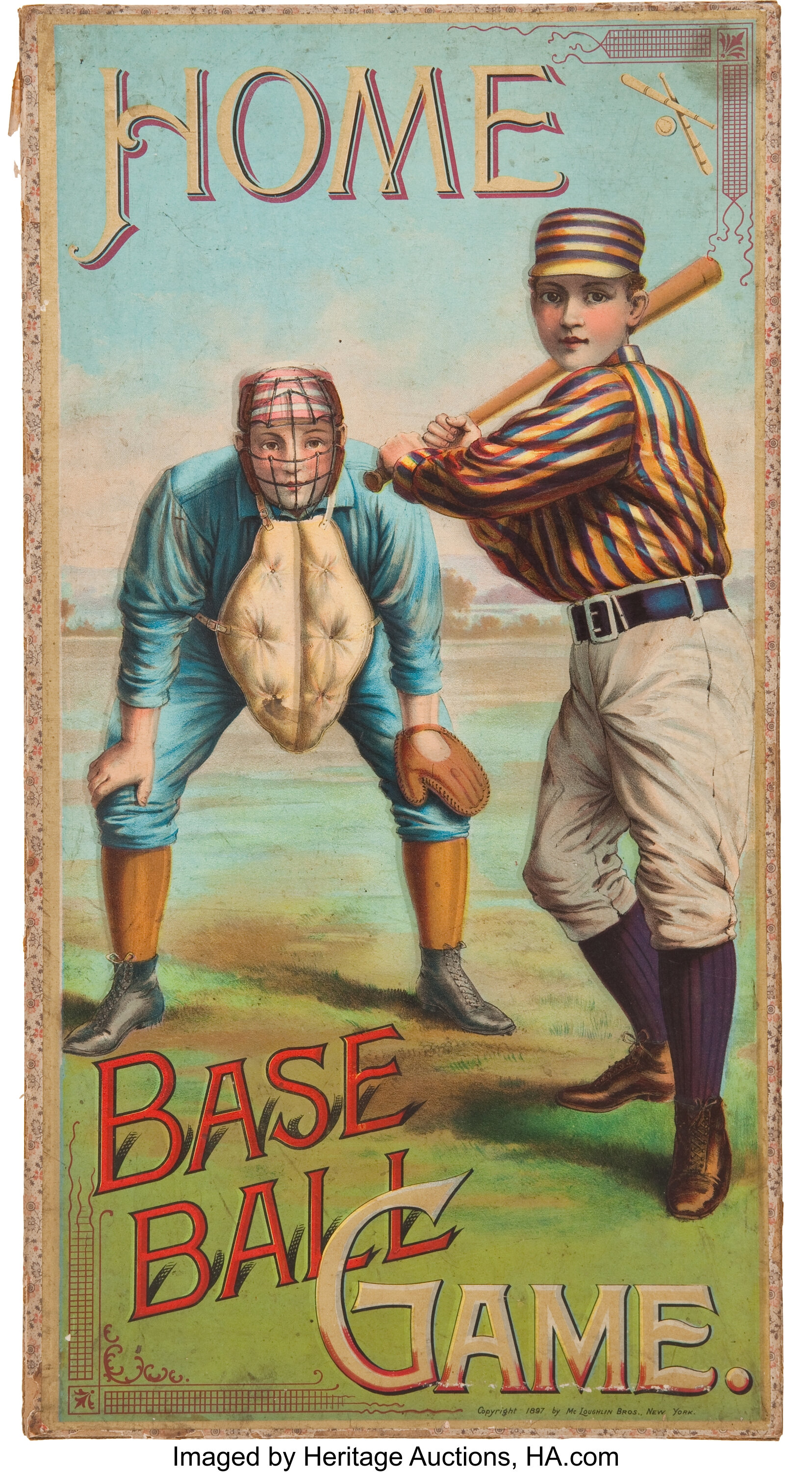 Baseball ABC Poster by McLoughlin Bros - Fine Art America
