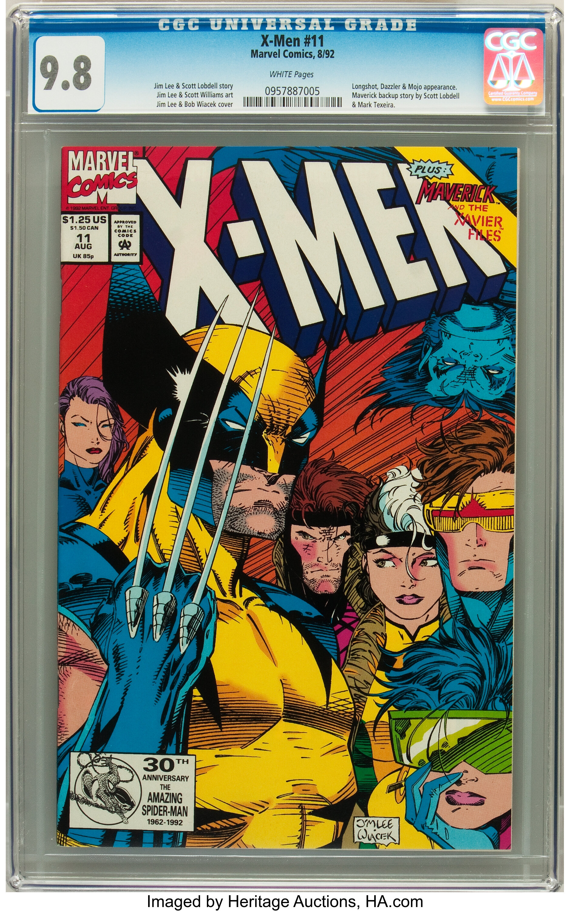 X Men 11 Savannah Pedigree Marvel 1992 Cgc Nm Mt 9 8 White Lot Heritage Auctions