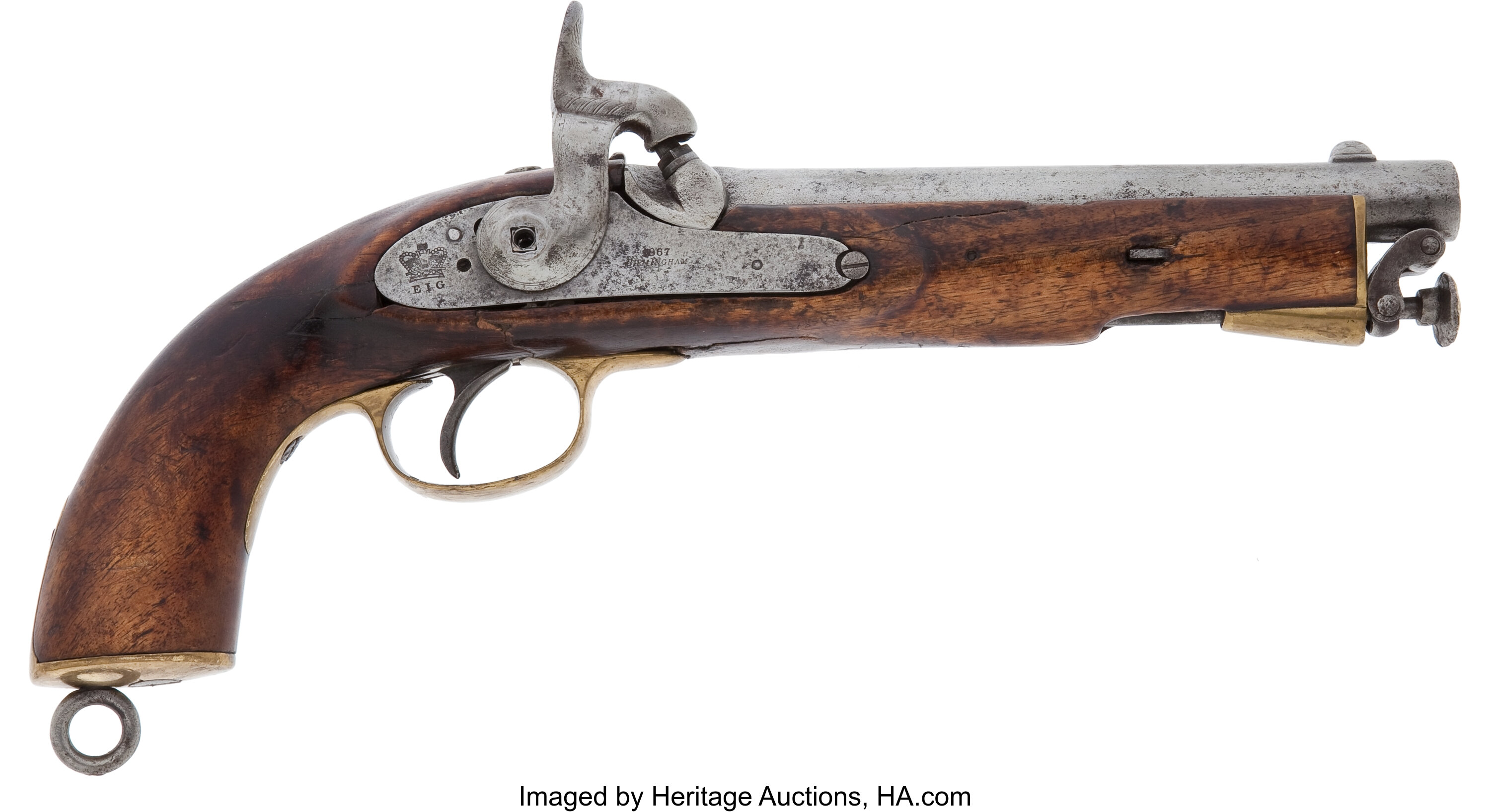 1867 EIG East India Company Percussion Pistol.... Military & | Lot ...