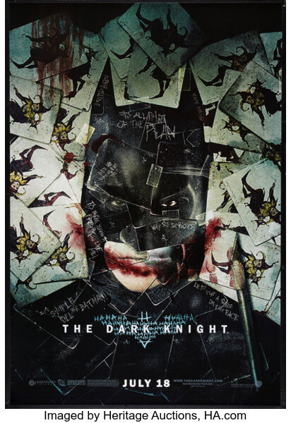 The Dark Knight Warner Brothers 08 One Sheet 27 X 40 Ss Lot Heritage Auctions