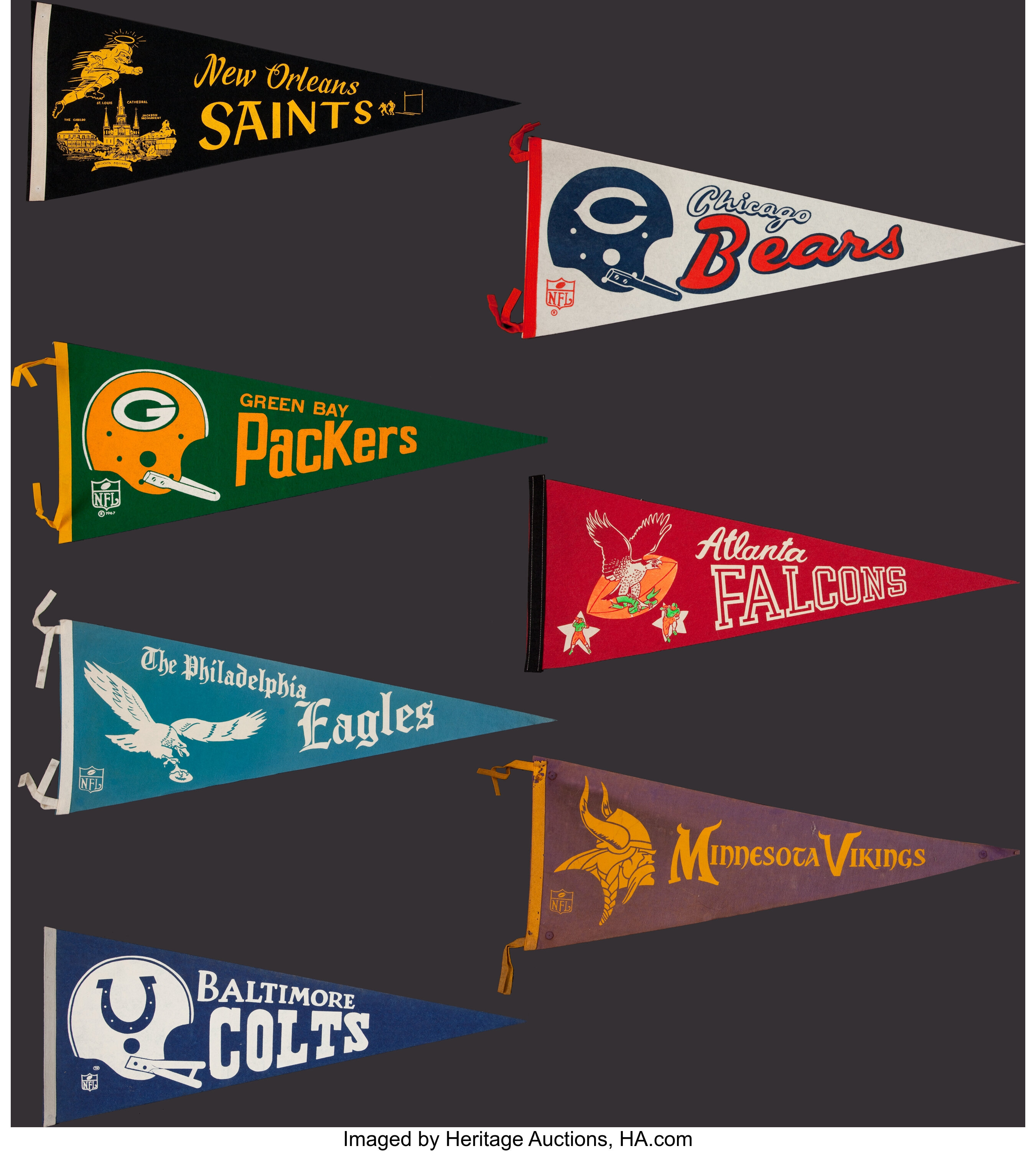 nfl heritage flags