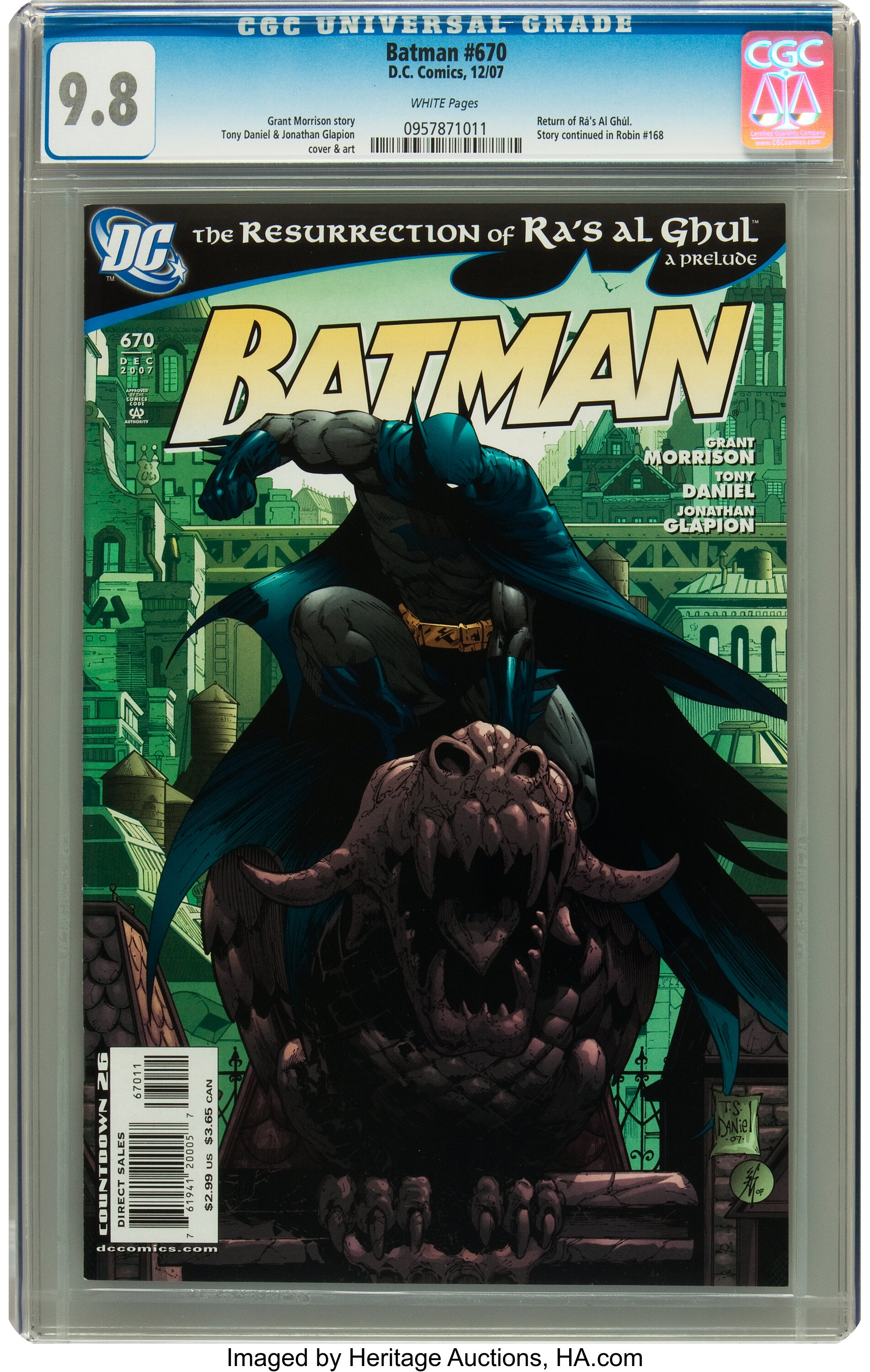 How Much Is Batman #670 Worth? Browse Comic Prices | Heritage Auctions