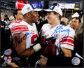 Eli Manning and Michael Strahan Multi Signed Photograph.