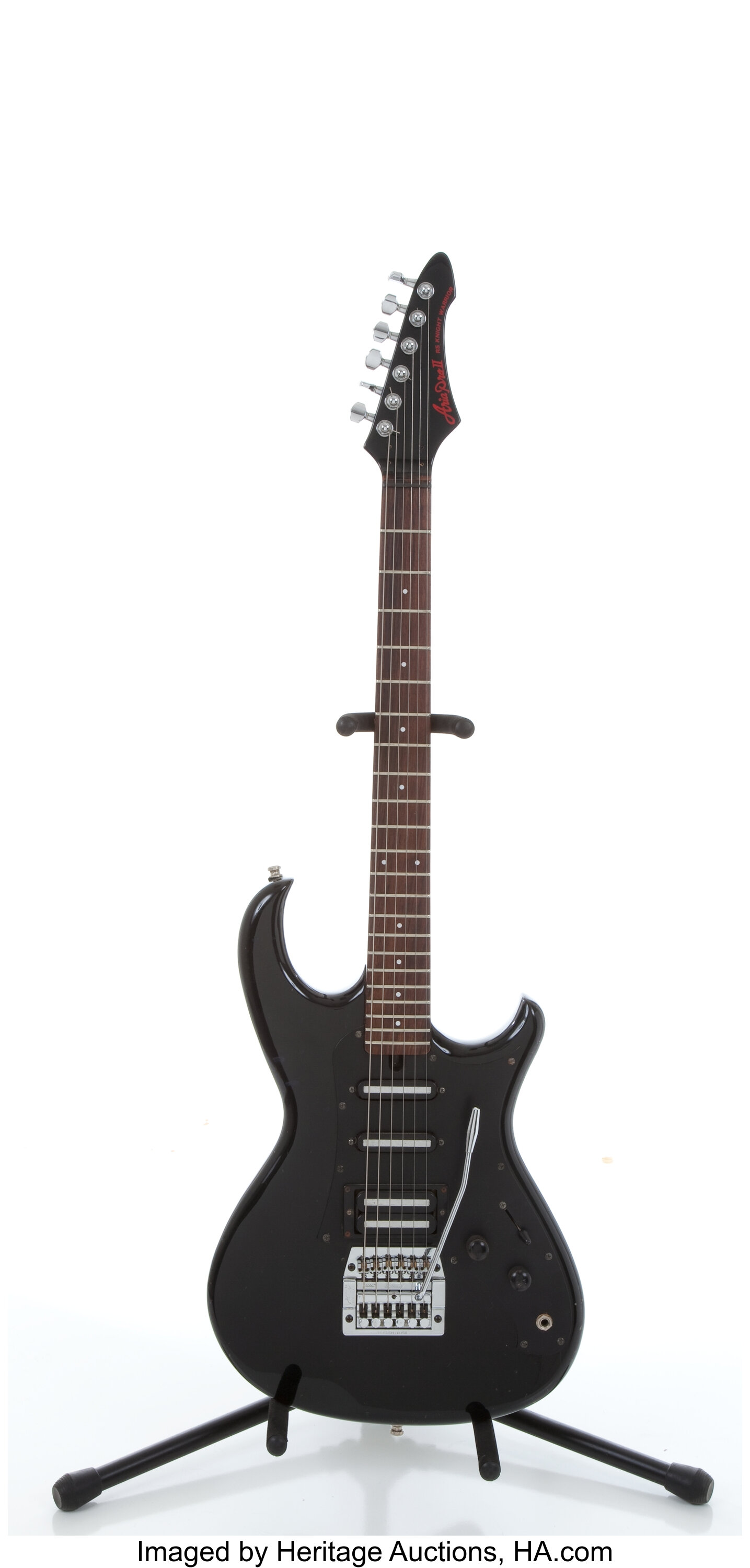 Aria Pro II RS Knight Warrior Black Electric Guitar #5041069 ...