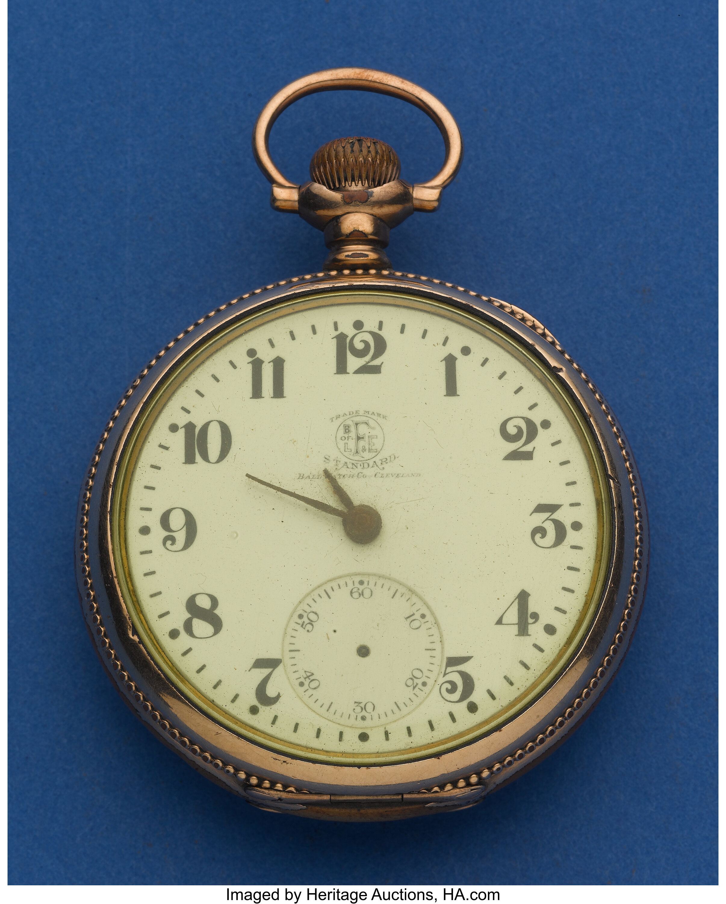 Ball B Of Lf Standard 17 Jewel 18 Size By Hamilton Pocket Watch Lot Heritage Auctions