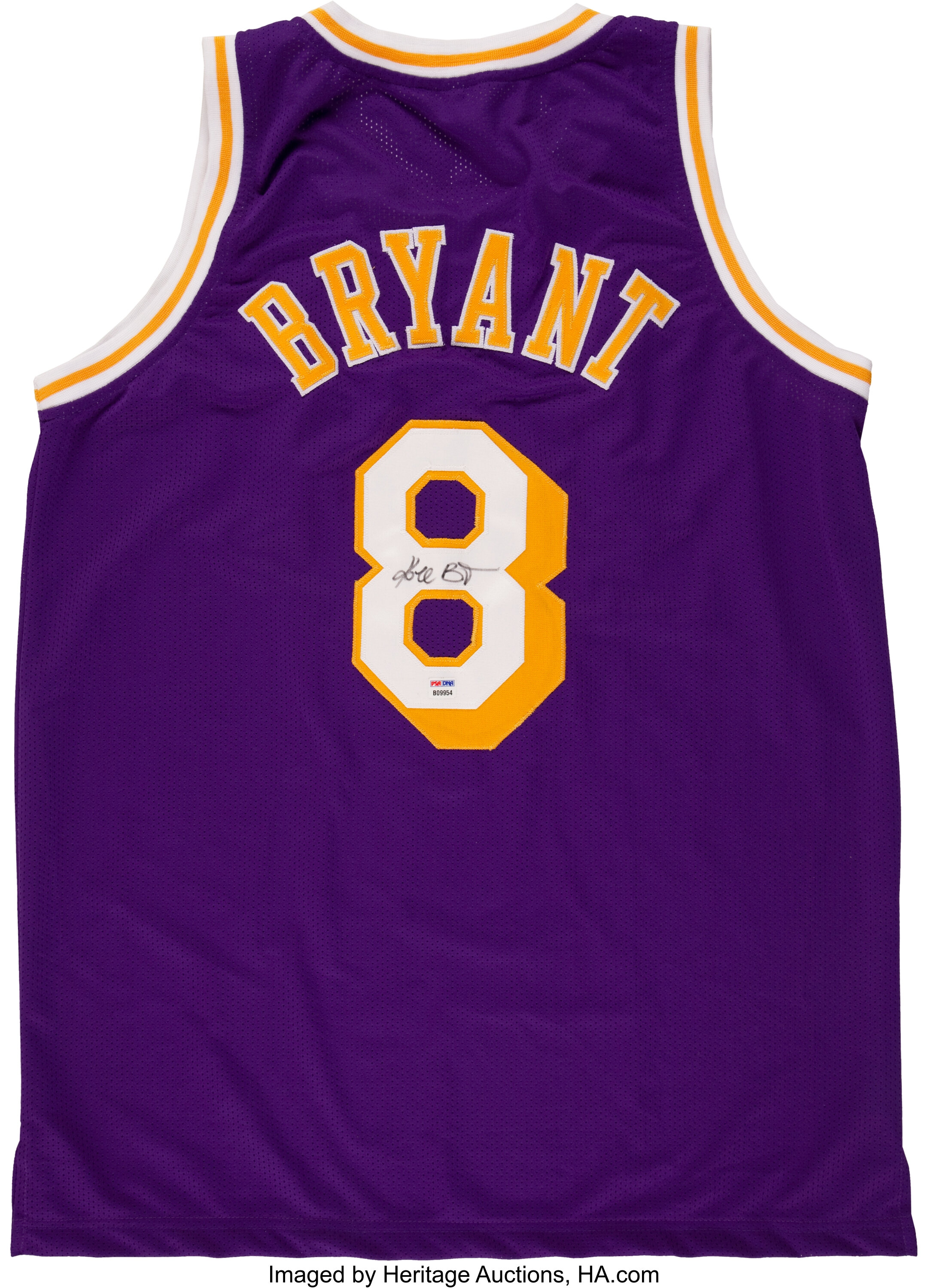 Kobe Bryant Signed Jersey - Full Name Signature. Basketball, Lot #44189