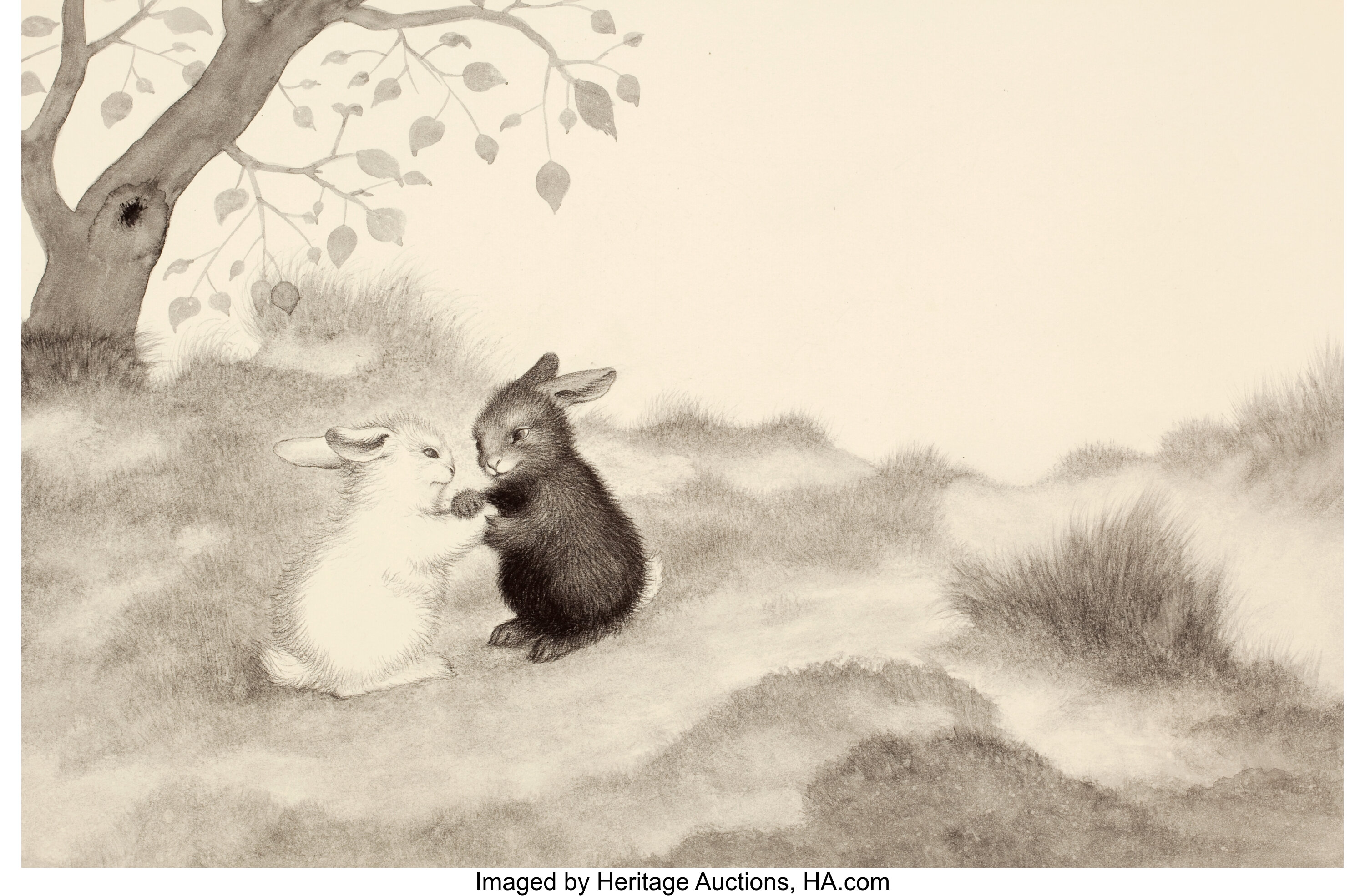 GARTH WILLIAMS (American, 1912-1996). The Rabbits' Wedding