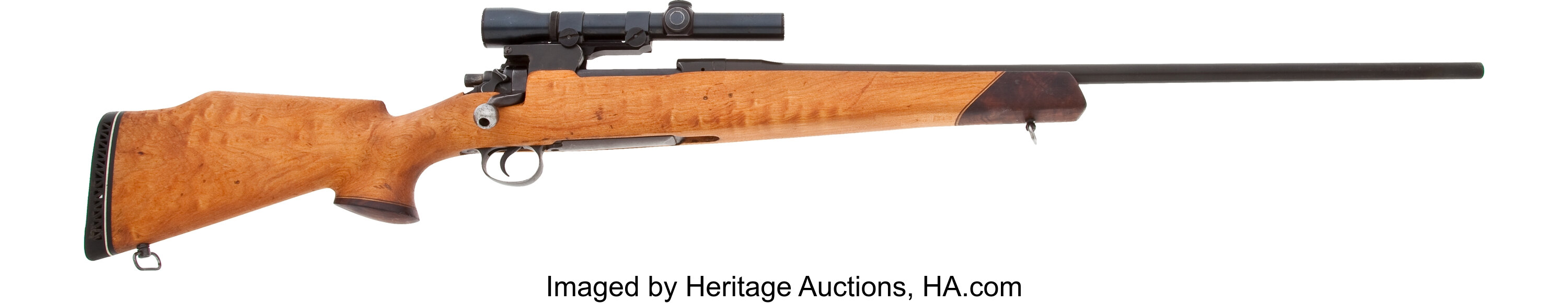 Sporterized Remington U.S. Model 1917 Enfield Bolt-Action Rifle