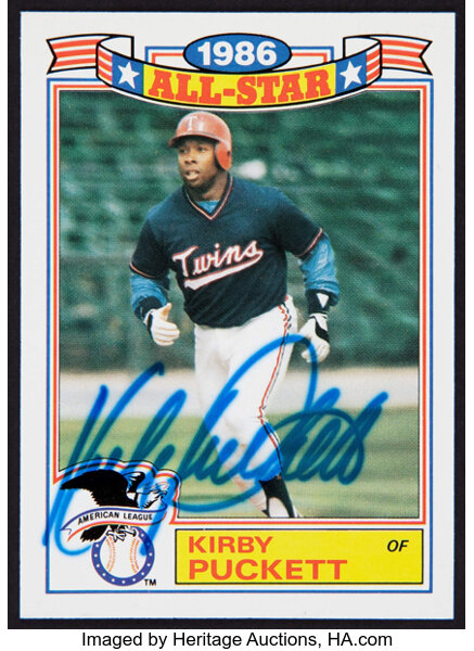 Kirby Puckett / 25 Different Baseball Cards featuring Kirby Puckett