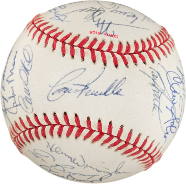 1990 Cincinnati Reds Team Signed Baseball World Championship Lot 40059 Heritage Auctions