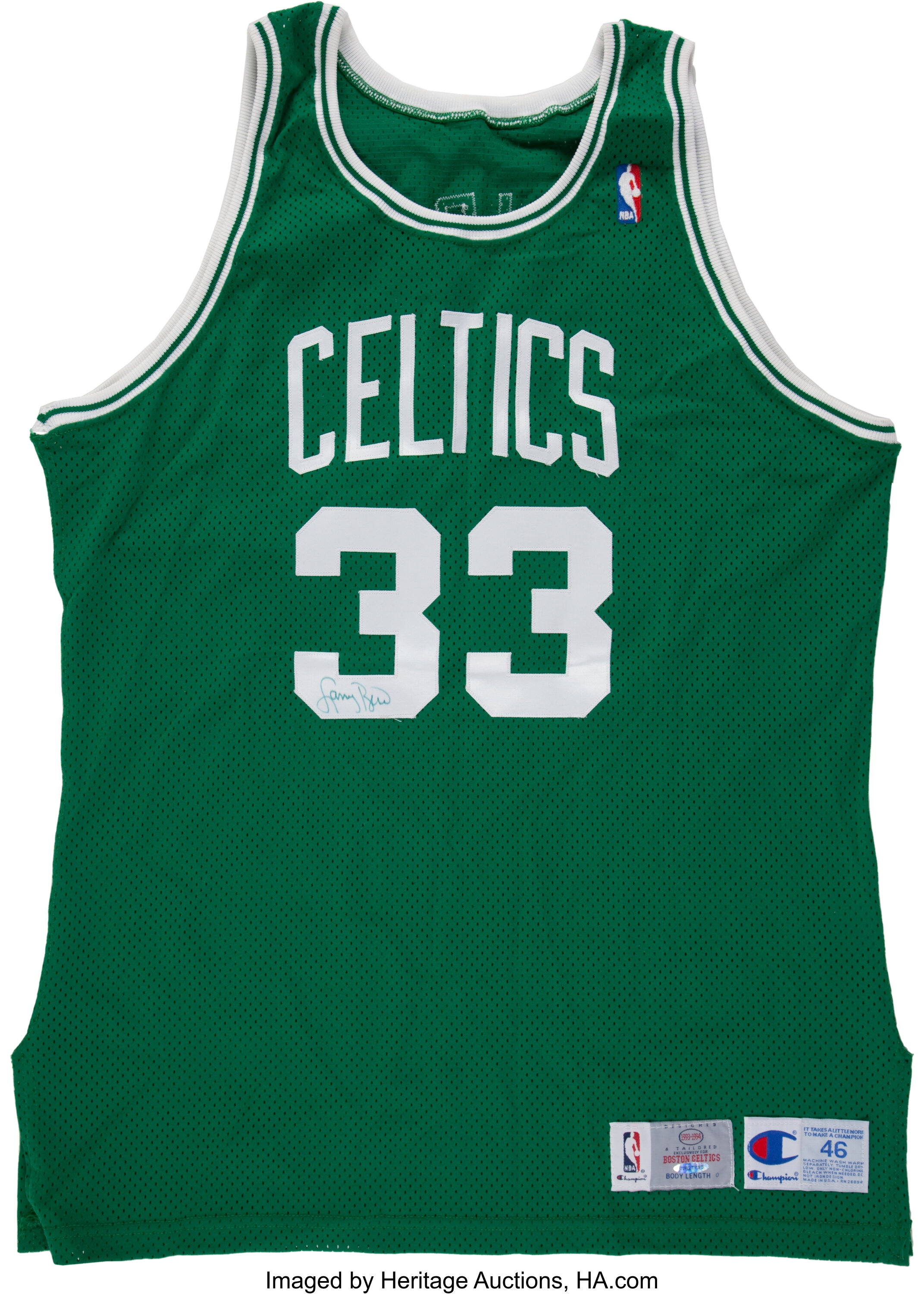 Vintage Larry Bird Boston Celtics NBA Champion Basketball Jersey