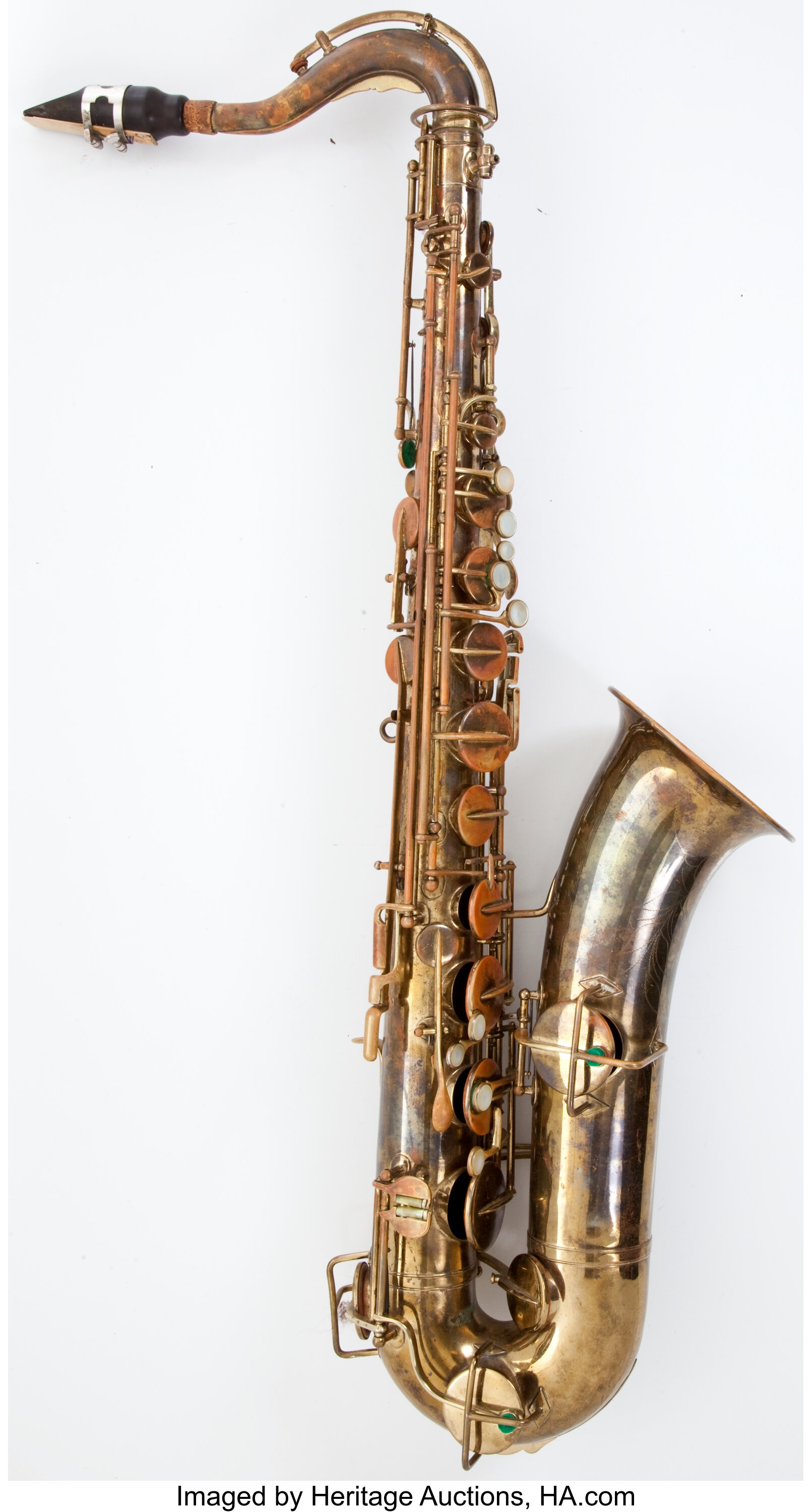 Klimatiske bjerge vin for mig Vintage Buescher True-Tone Low Pitch Brass Tenor Saxophone | Lot #82072 |  Heritage Auctions