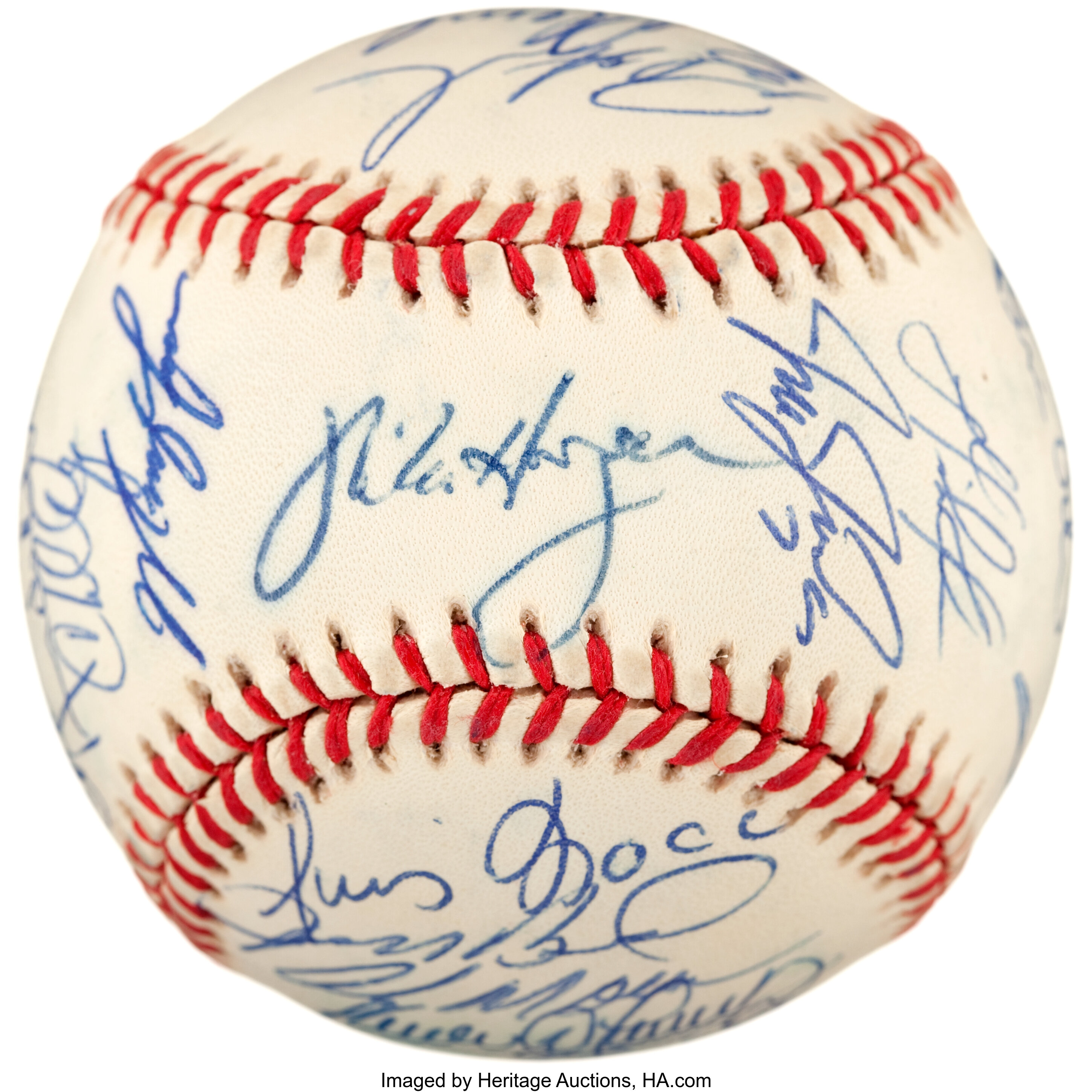 Cleveland Indians 1997 American League Champions Team Signed