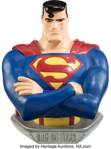 Superman Bust (DC/Warner Brothers, 1997).... Memorabilia Superhero