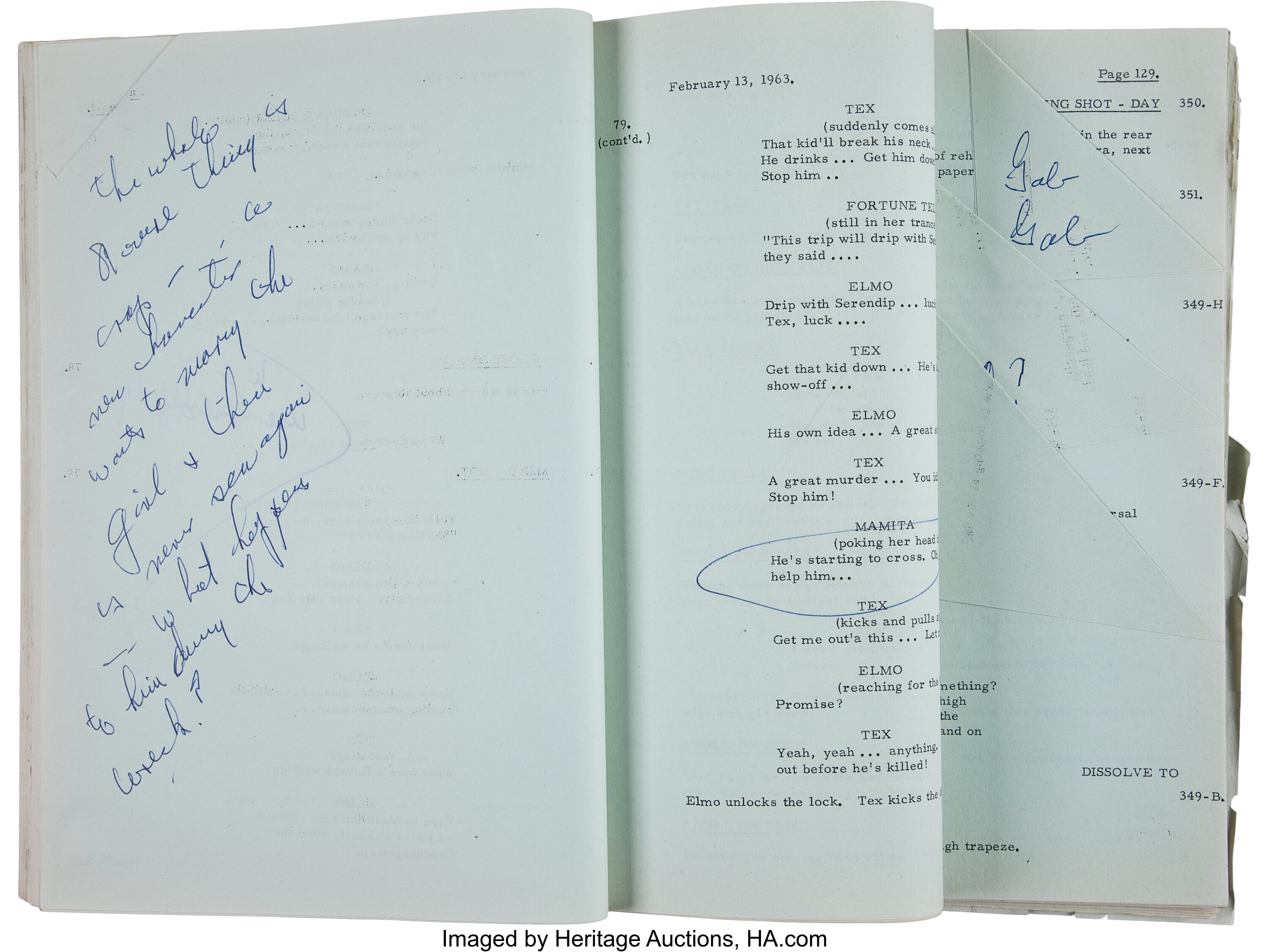An Annotated Script from 