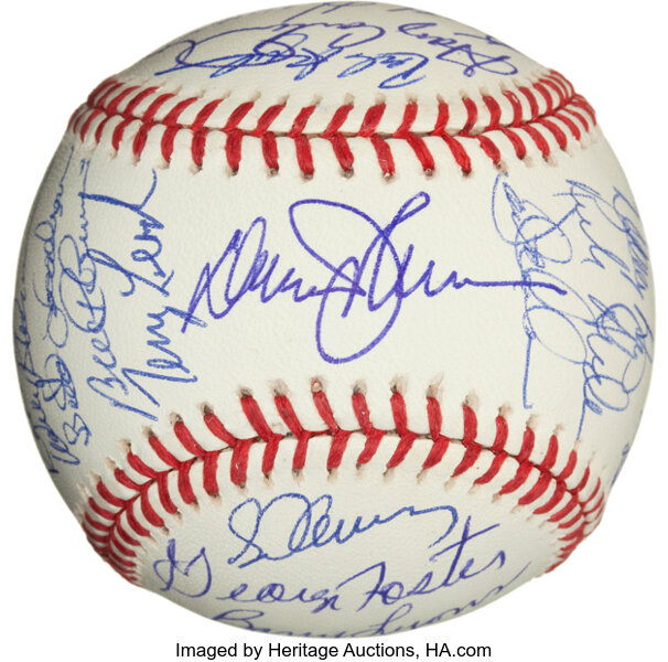 1986 Houston Astros Team Signed Baseball (25 Signatures).