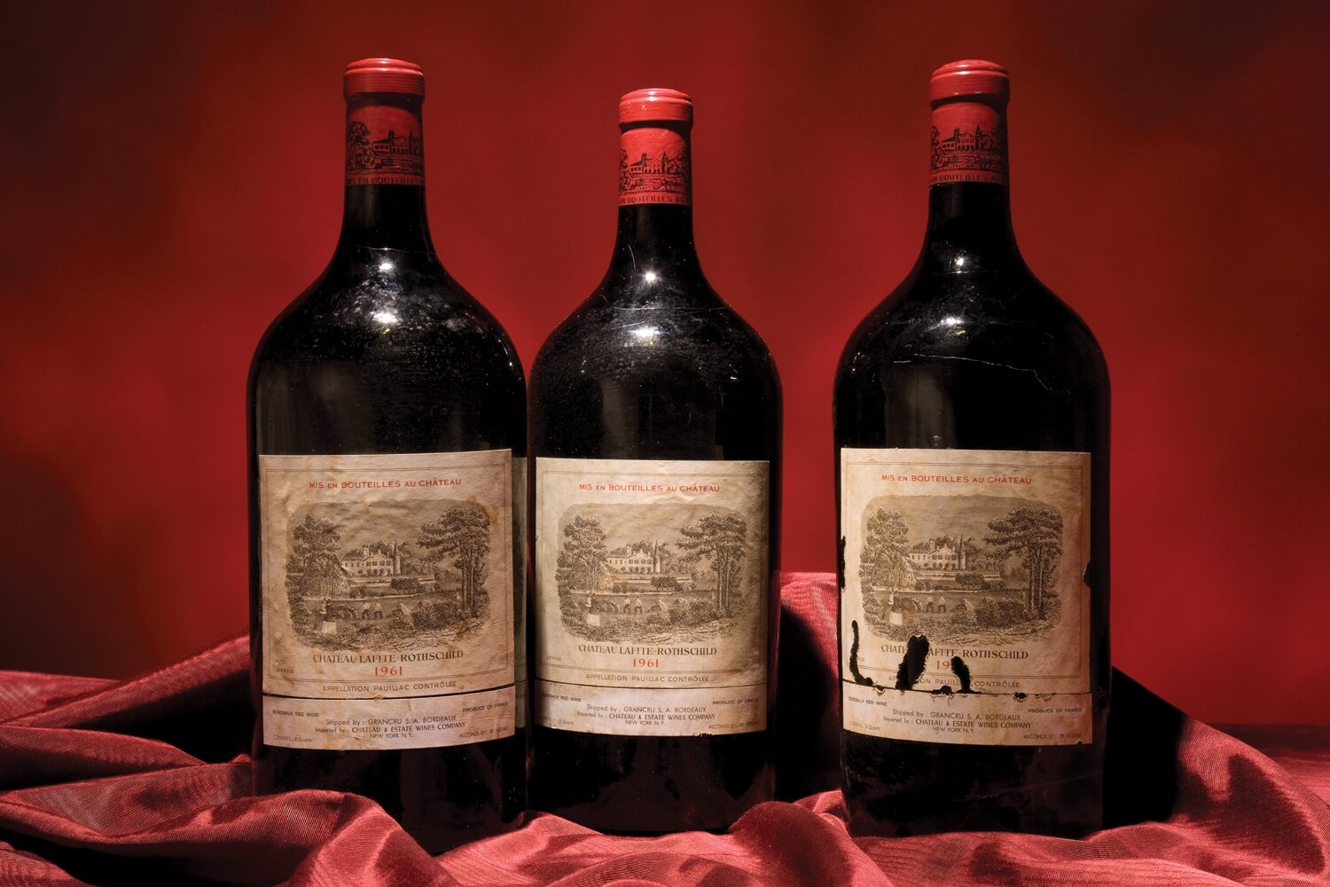 Chateau Lafite Rothschild 1961 . Pauillac. bsl, vintage '61' | Lot