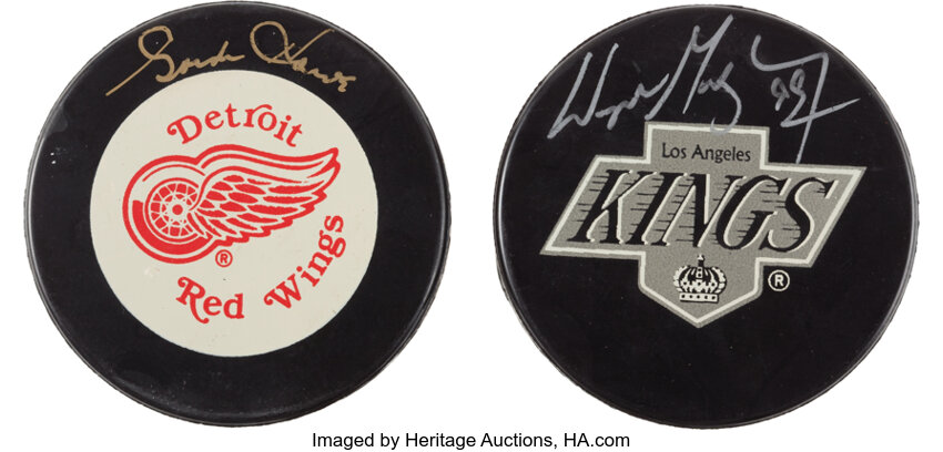 Los Angeles Kings Signed Pucks, Collectible Kings Pucks