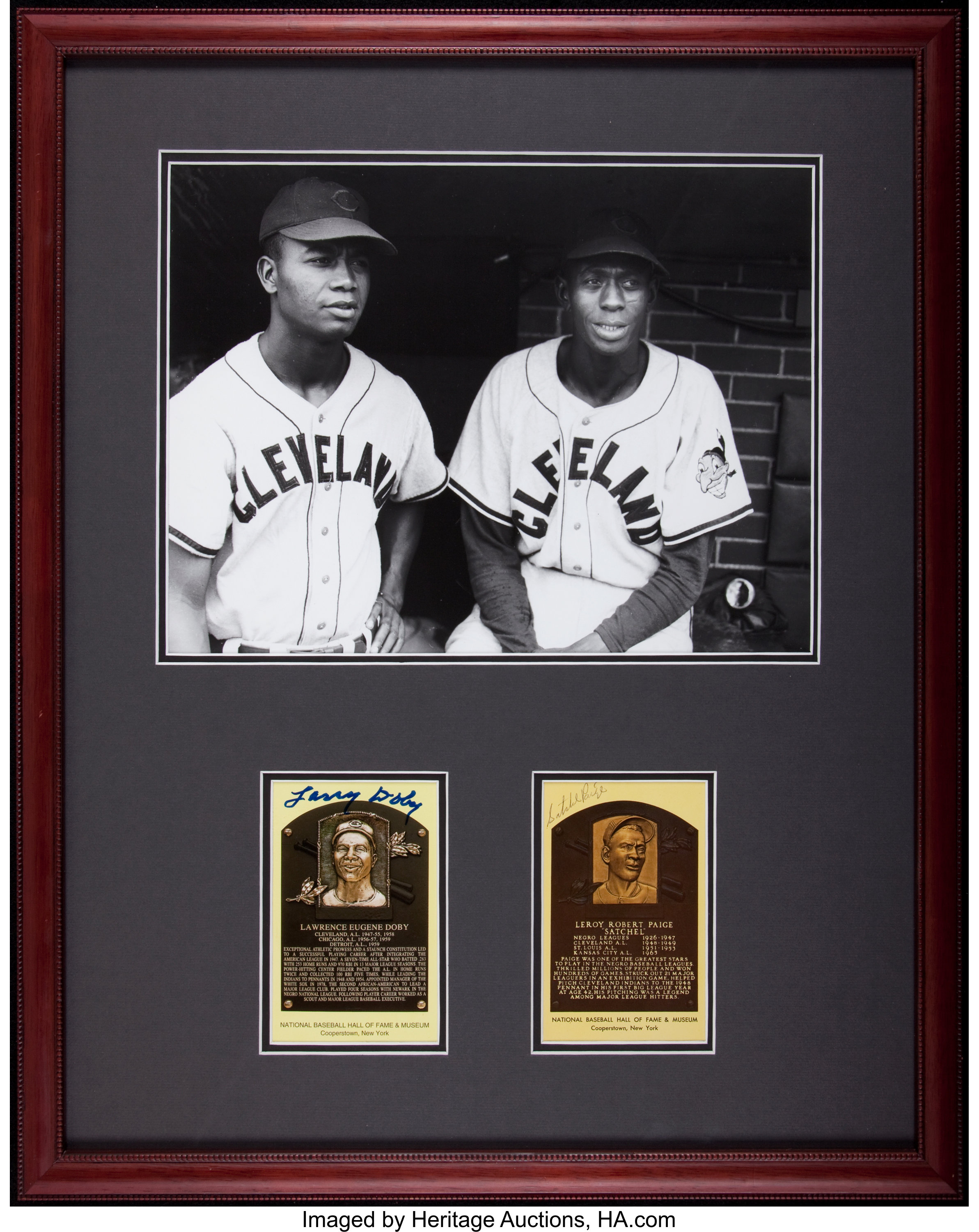 1948 Tribe featured Larry Doby, Satchel Paige