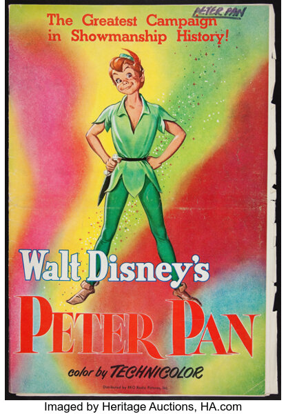 peter pan poster 1953