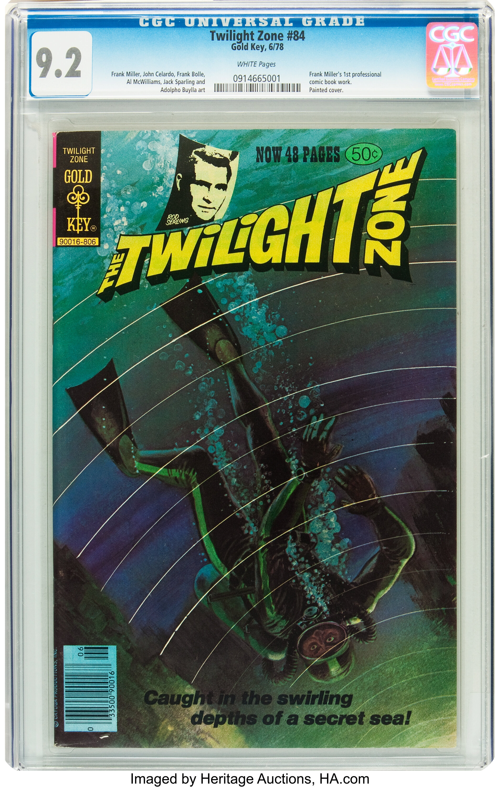 Twilight Zone #84 (Gold Key, 1978) CGC NM White pages.... | Lot #10506  | Heritage Auctions