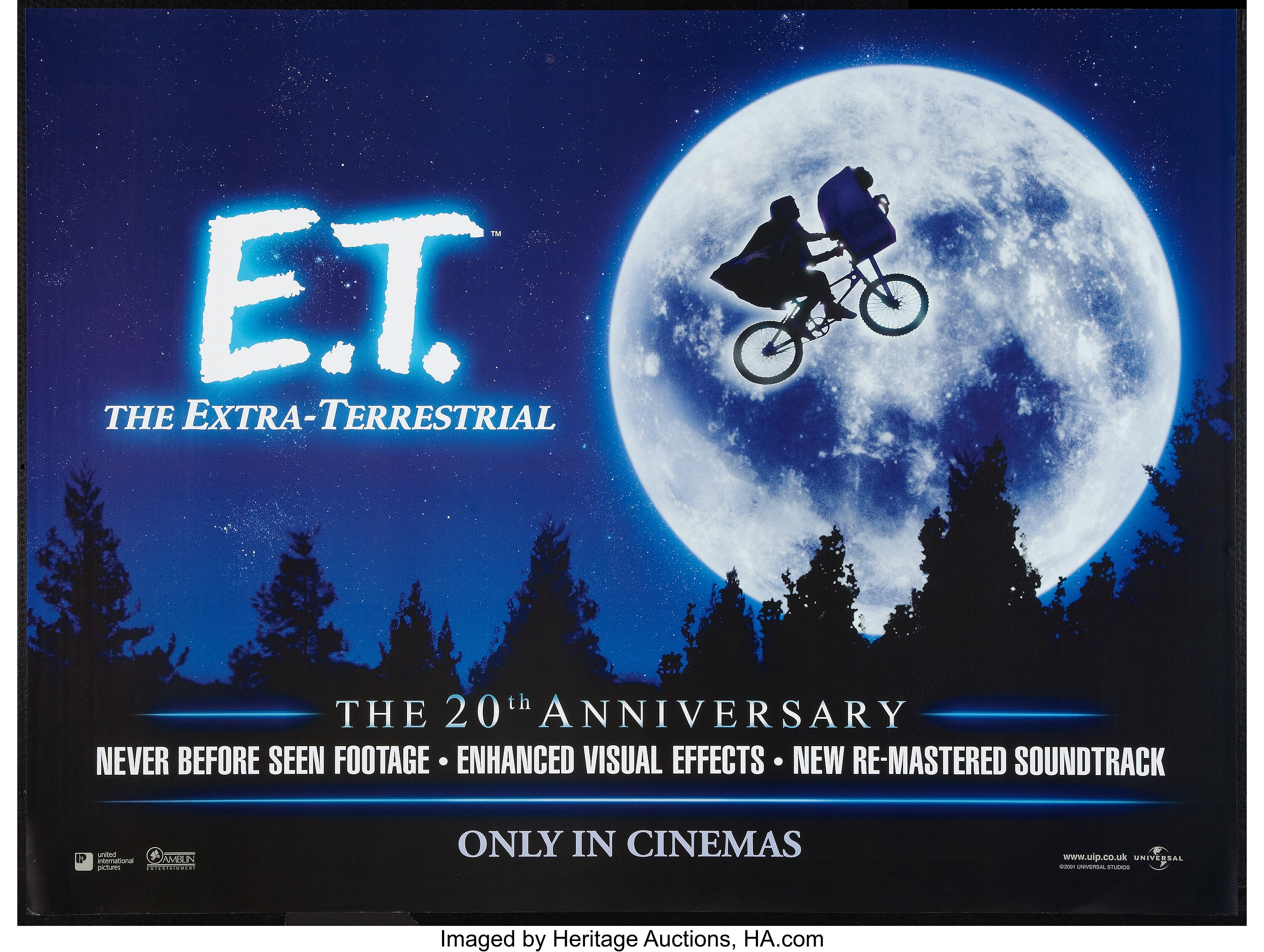 E.T. The Extra-Terrestrial (Universal, R-2002). 20th Anniversary