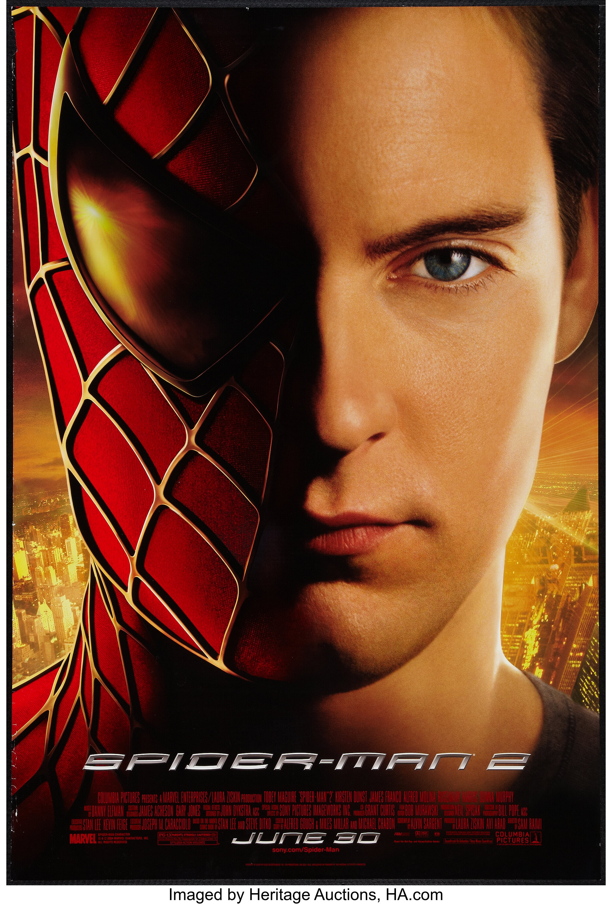 Spider-Man 2 (Columbia, 2004). One Sheet (