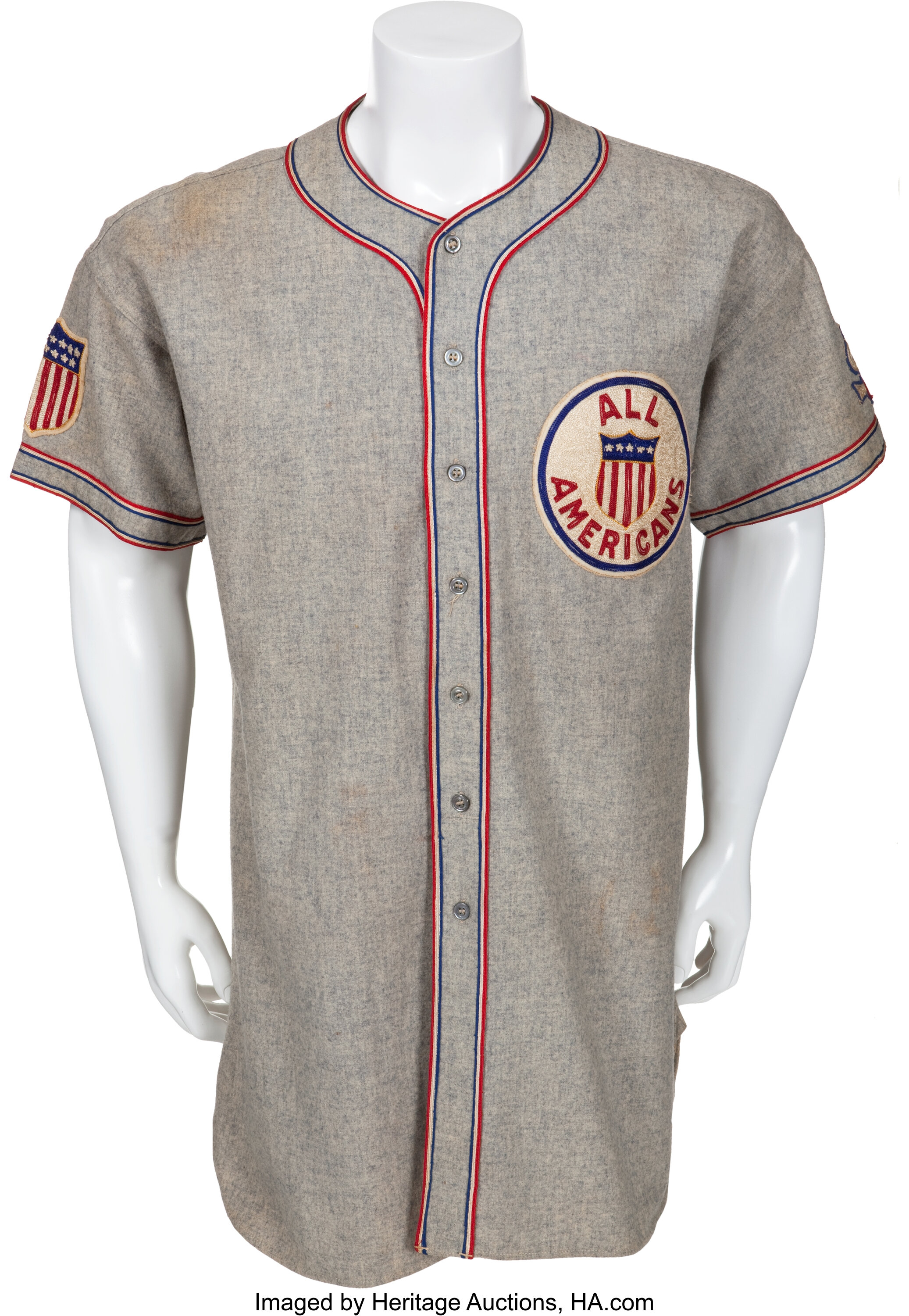 1934 Lou Gehrig Tour of Japan Game Worn Uniform. Baseball