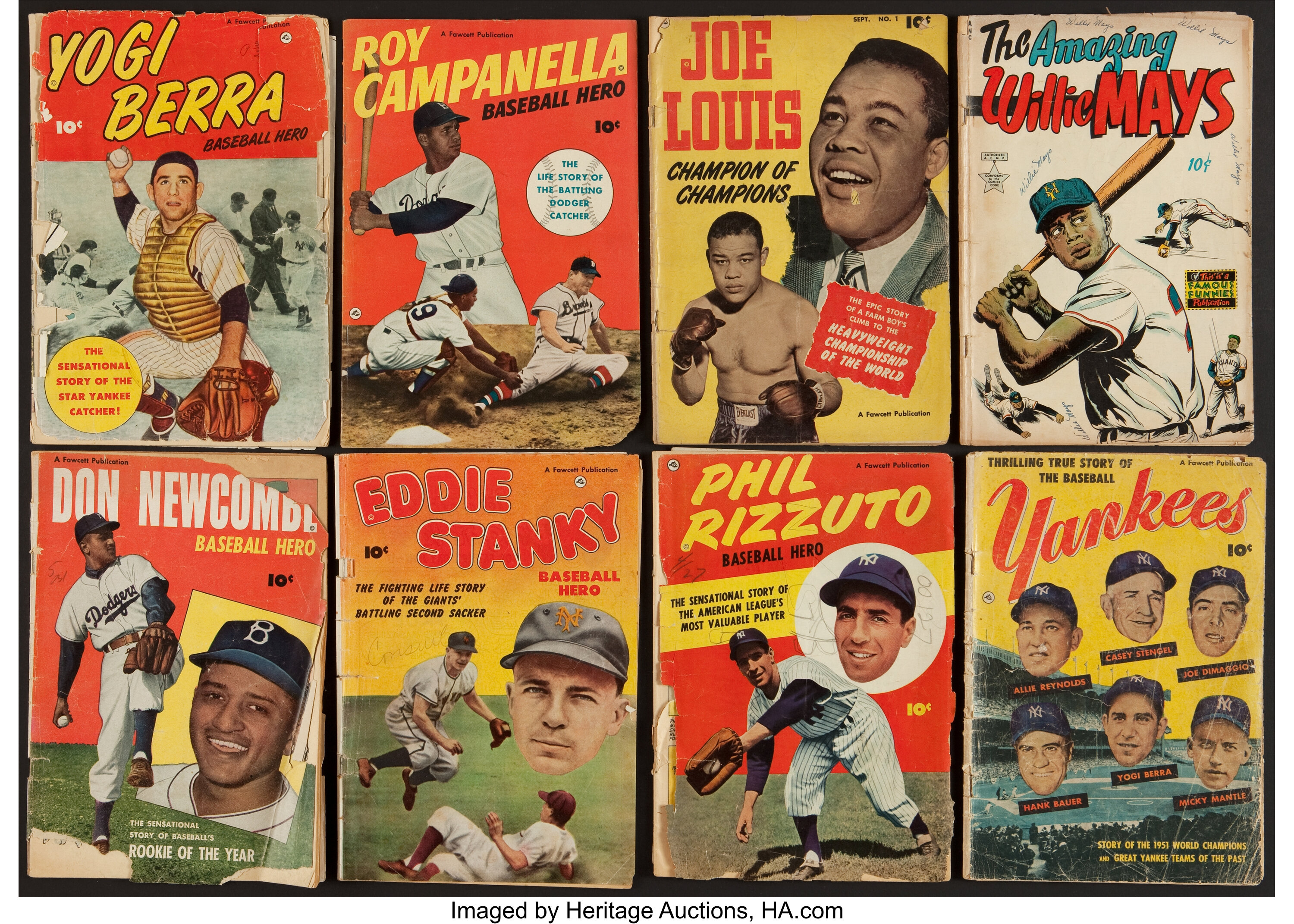 1951 Yogi Berra 'Baseball Hero' Comic Book (Yankees)