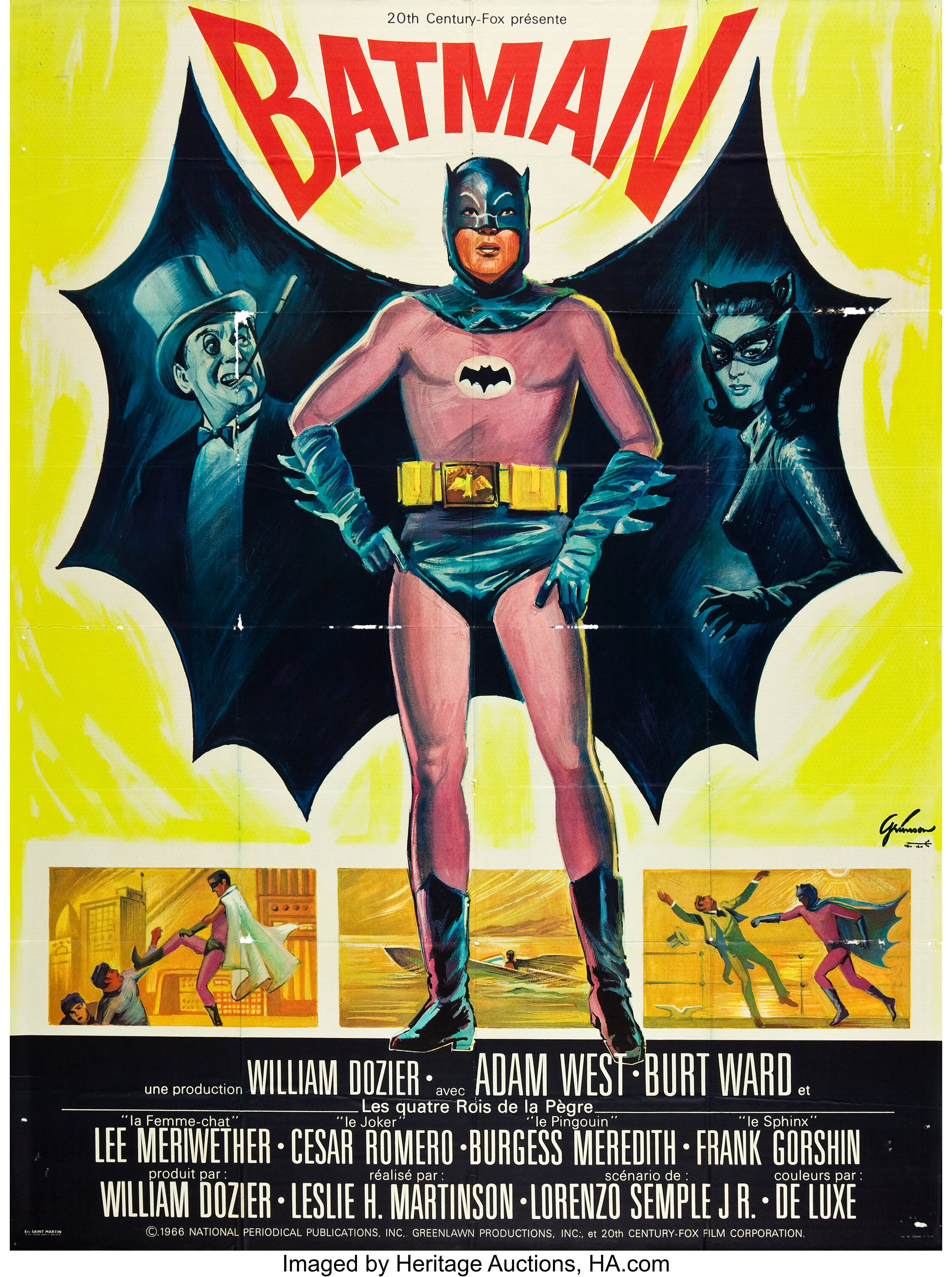 Batman (20th Century Fox, 1966). French Grande (47