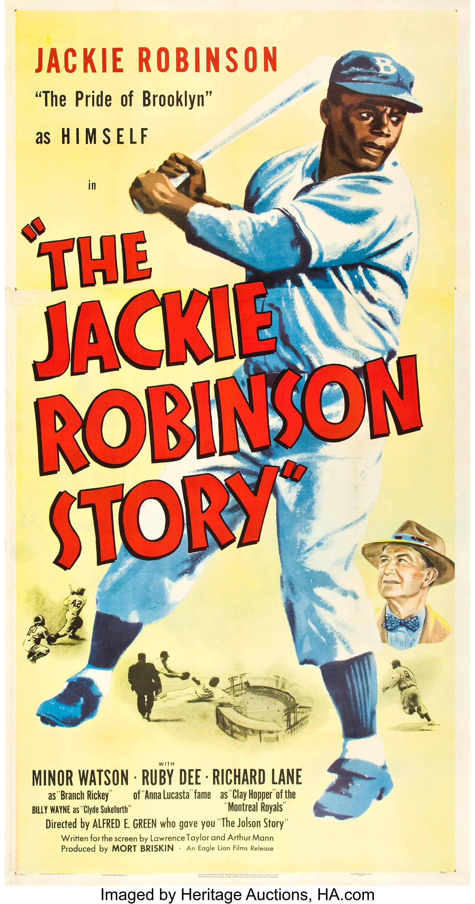  The Jackie Robinson Story POSTER Movie (27 x 40 Inches