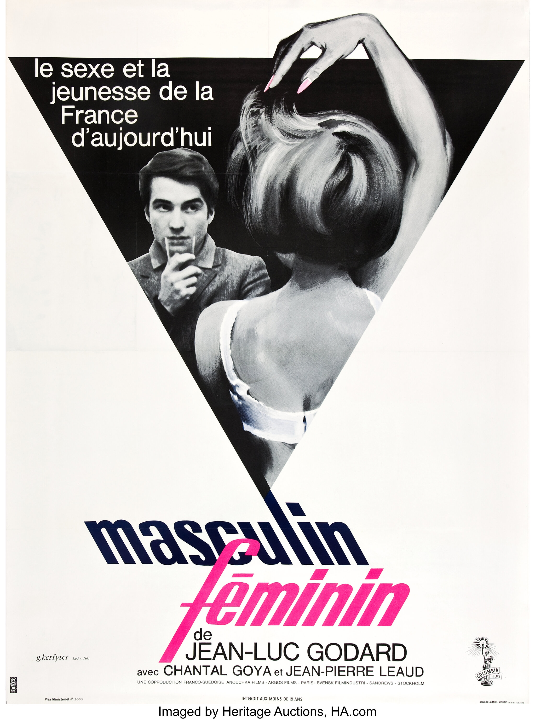 Masculine, Feminine (Columbia, 1966). French Grande (47