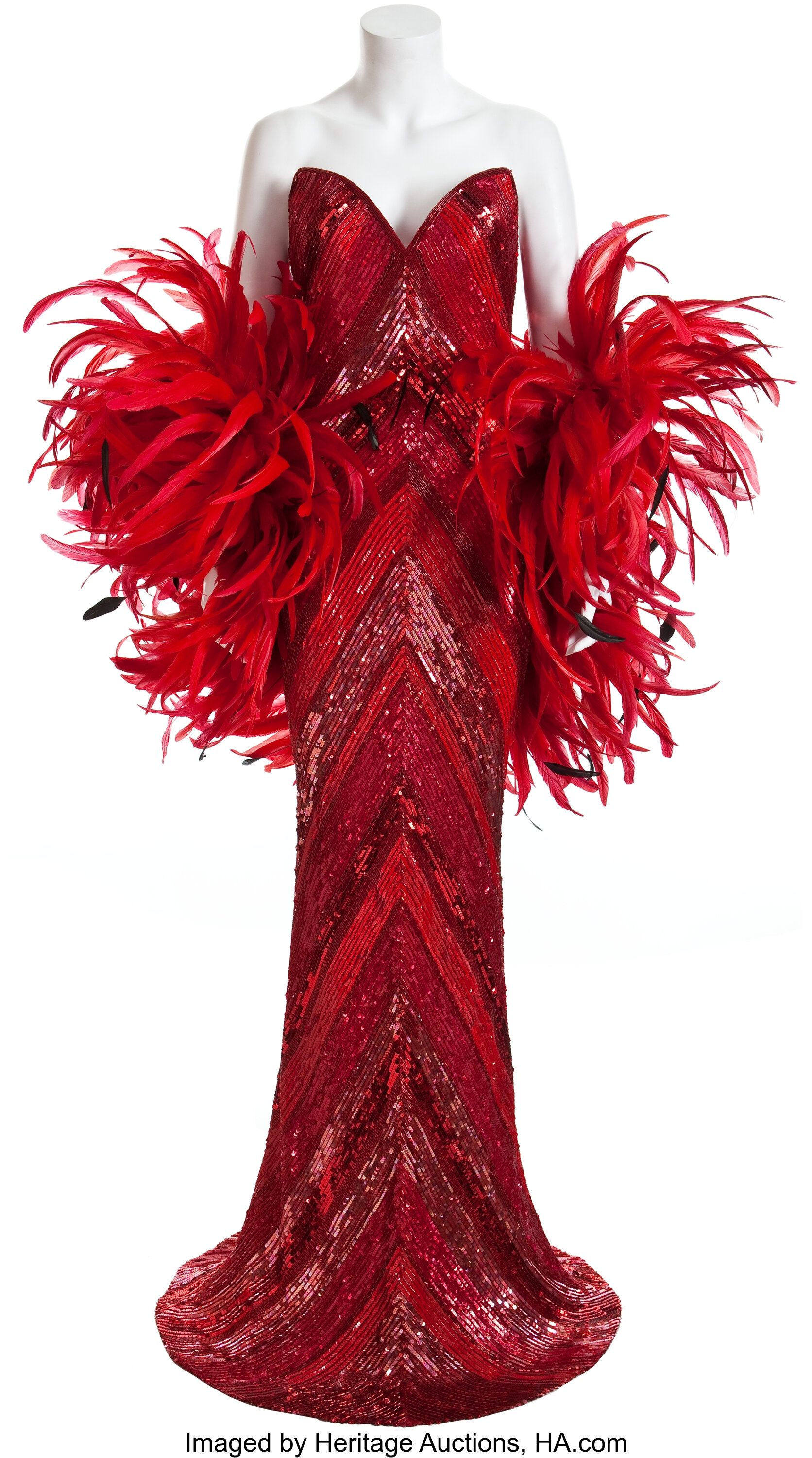 Diana Ross Screen-Worn Bob Mackie Gown from Double Platinum.... | Lot ...