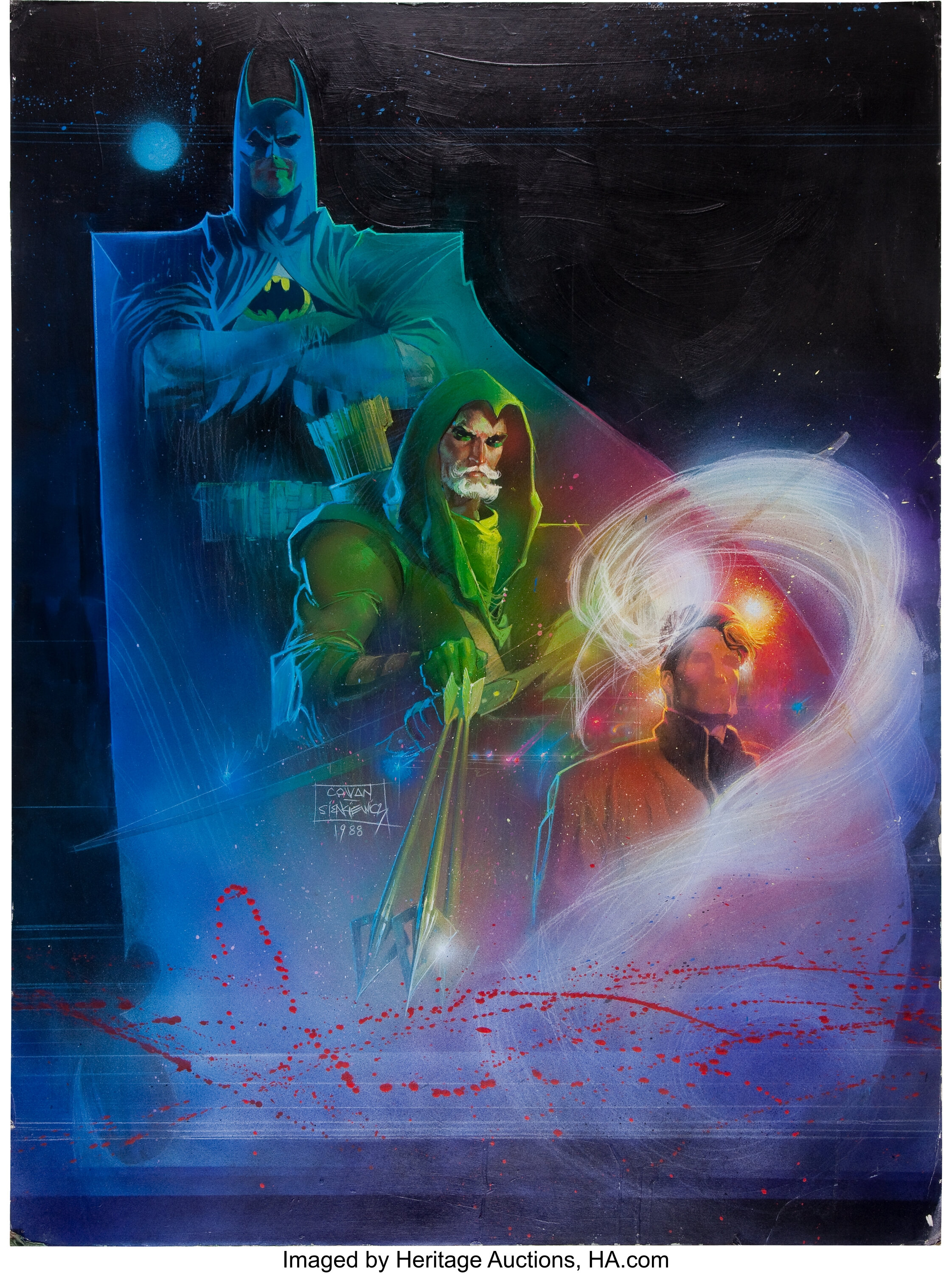 Denys Cowan and Bill Sienkiewicz Batman, Green Arrow, and the | Lot #92074  | Heritage Auctions