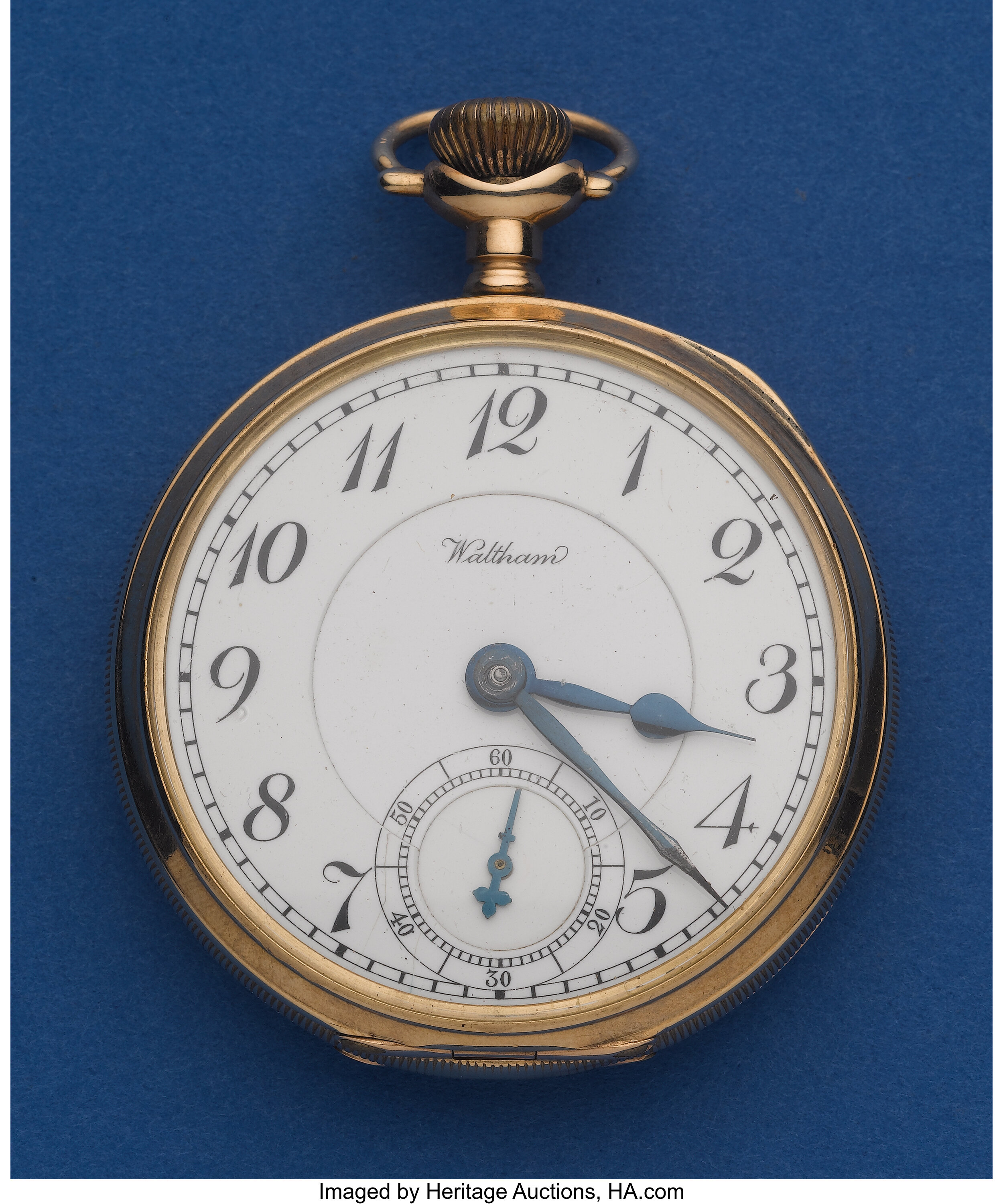 Waltham 23 Jewel 14k Gold 16 Size Riverside Maximus Pocket Watch