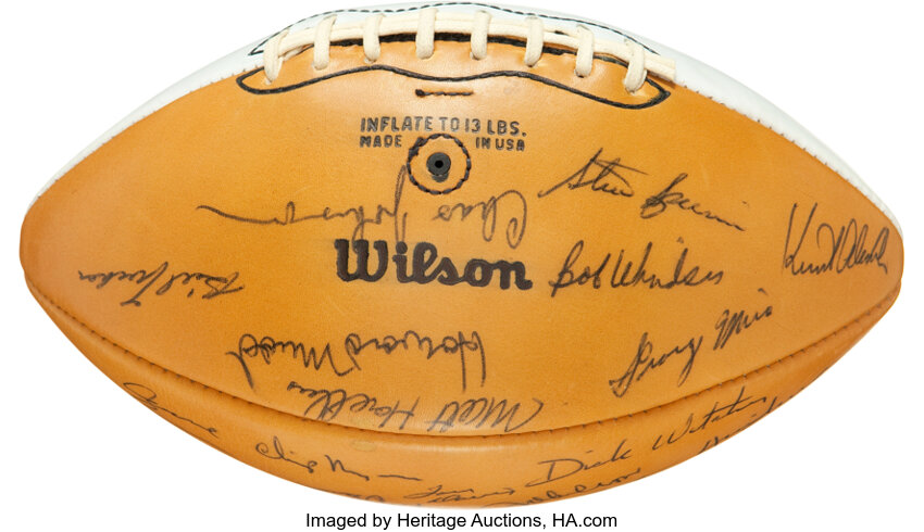 1968 San Francisco 49ers Team Signed Football. Football, Lot #41203