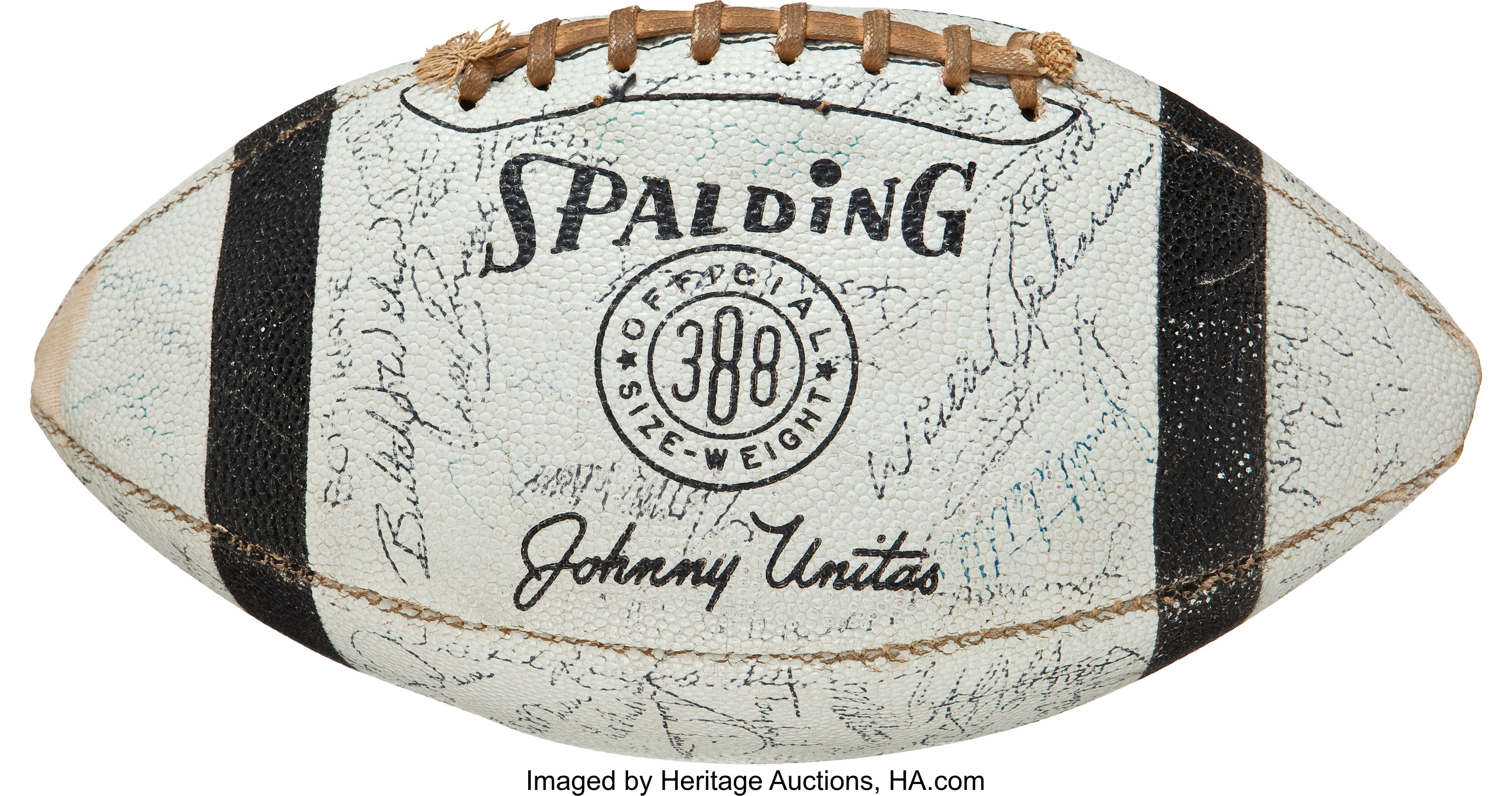 Johnny Unitas Signed Autographed 1966 Topps Baltimore Colts 