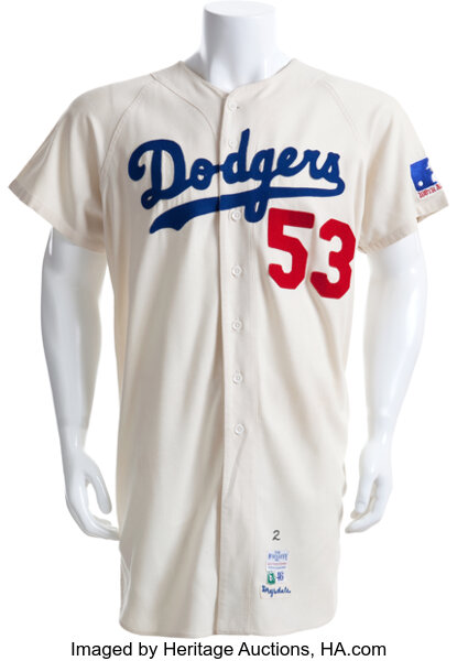 Don Drysdale Old Timers Game Worn Jersey 