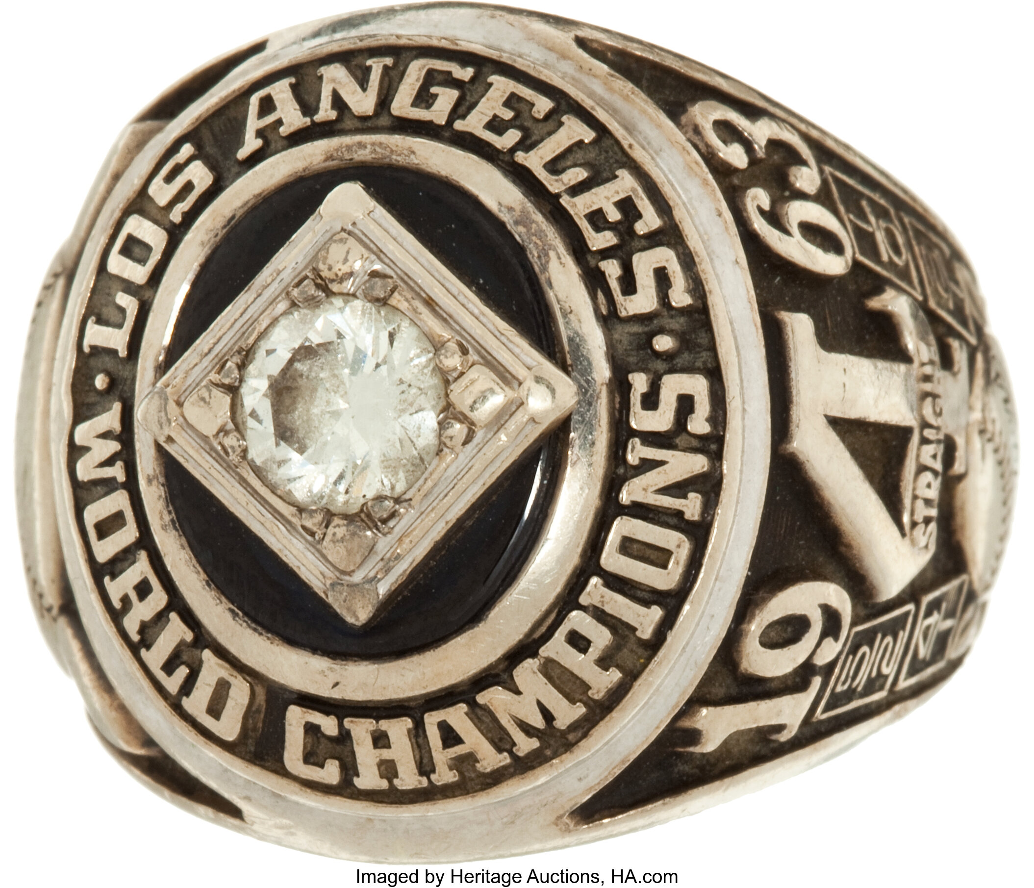 1965 Los Angeles Dodgers World Series Championship Ring Presented, Lot  #81959