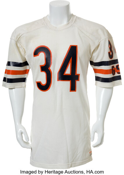 1983 Walter Payton Game Worn & Signed Chicago Bears Jersey--Photo, Lot  #56092