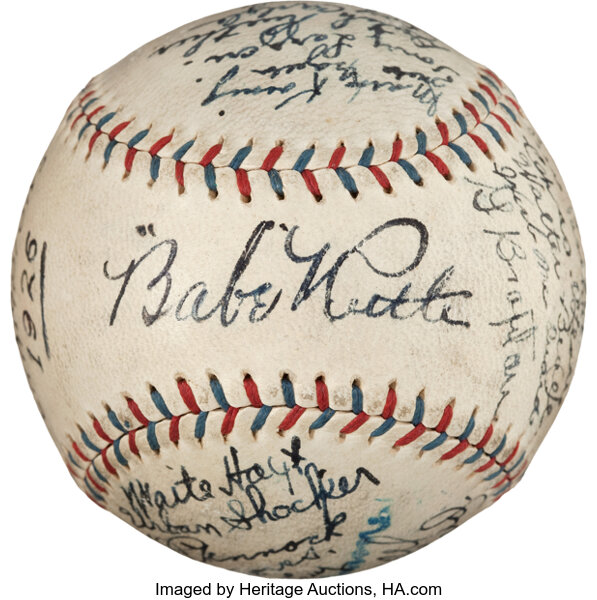 FREE APPRAISAL. Sell Your 1927 New York Yankees Signed Baseball.