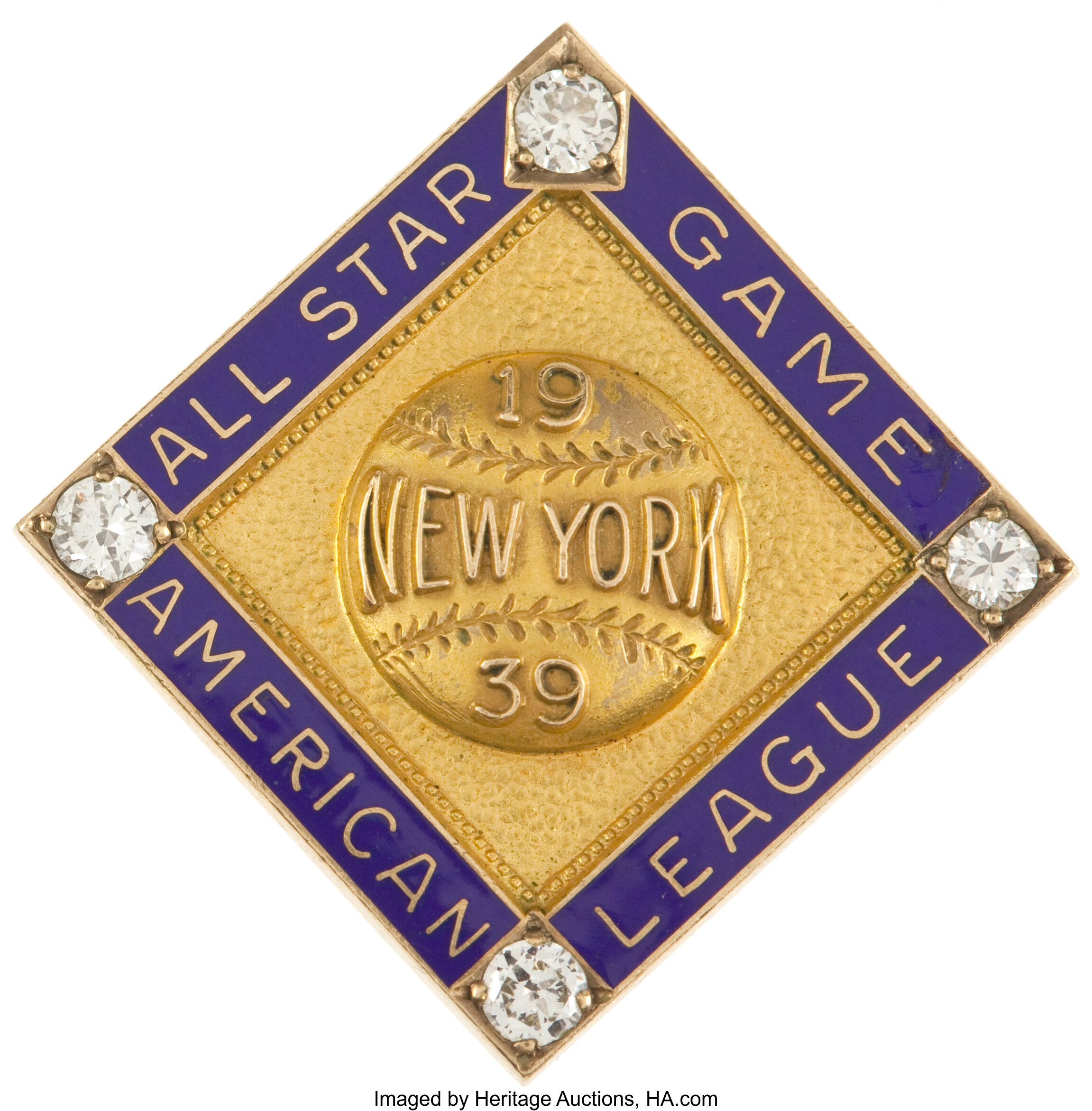 1939 Lou Gehrig All-Star Game Presentational Pin.... Baseball | Lot ...