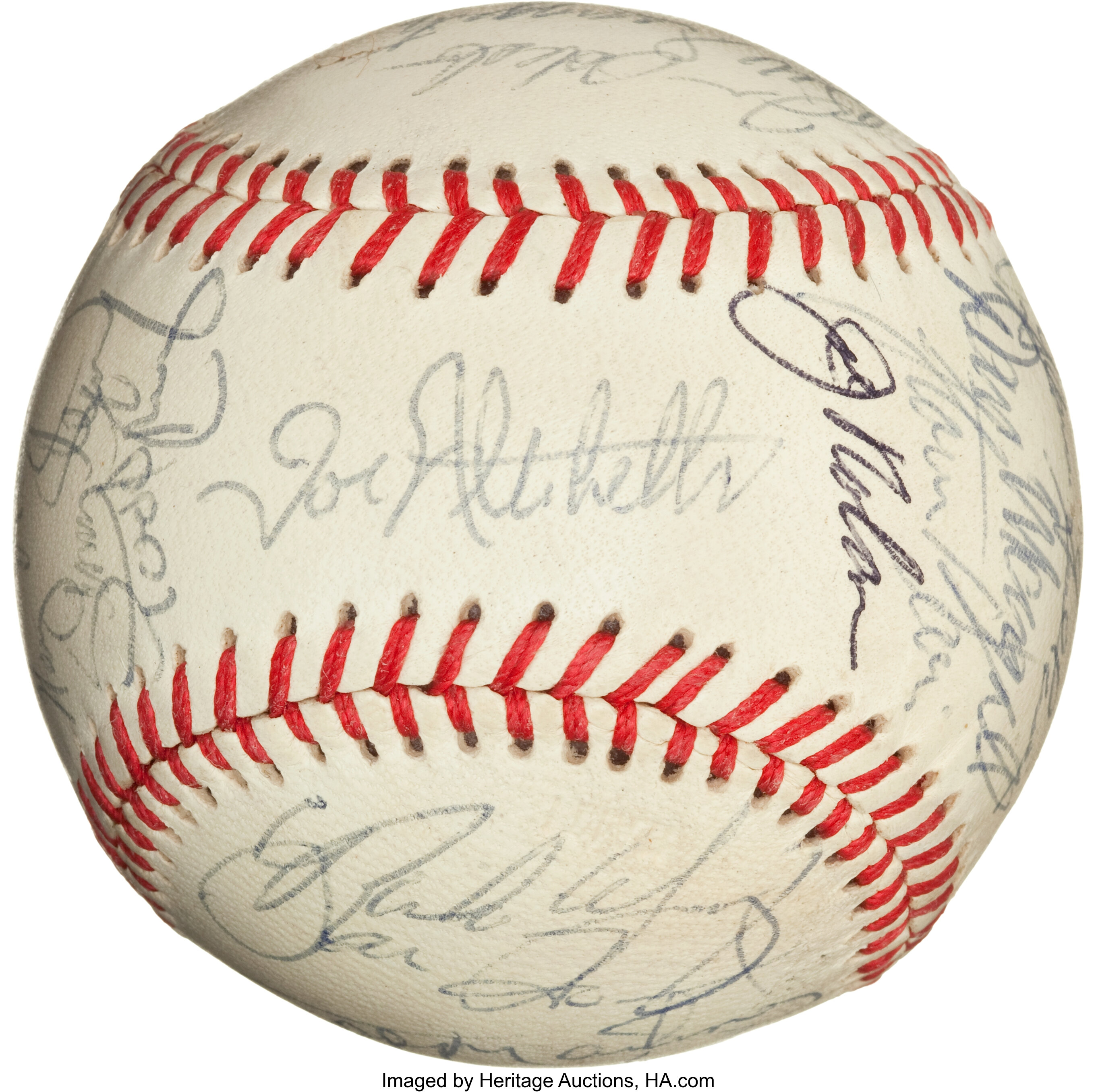 1983 Baltimore Orioles Team Signed Baseball (28 Signatures) - World, Lot  #43095