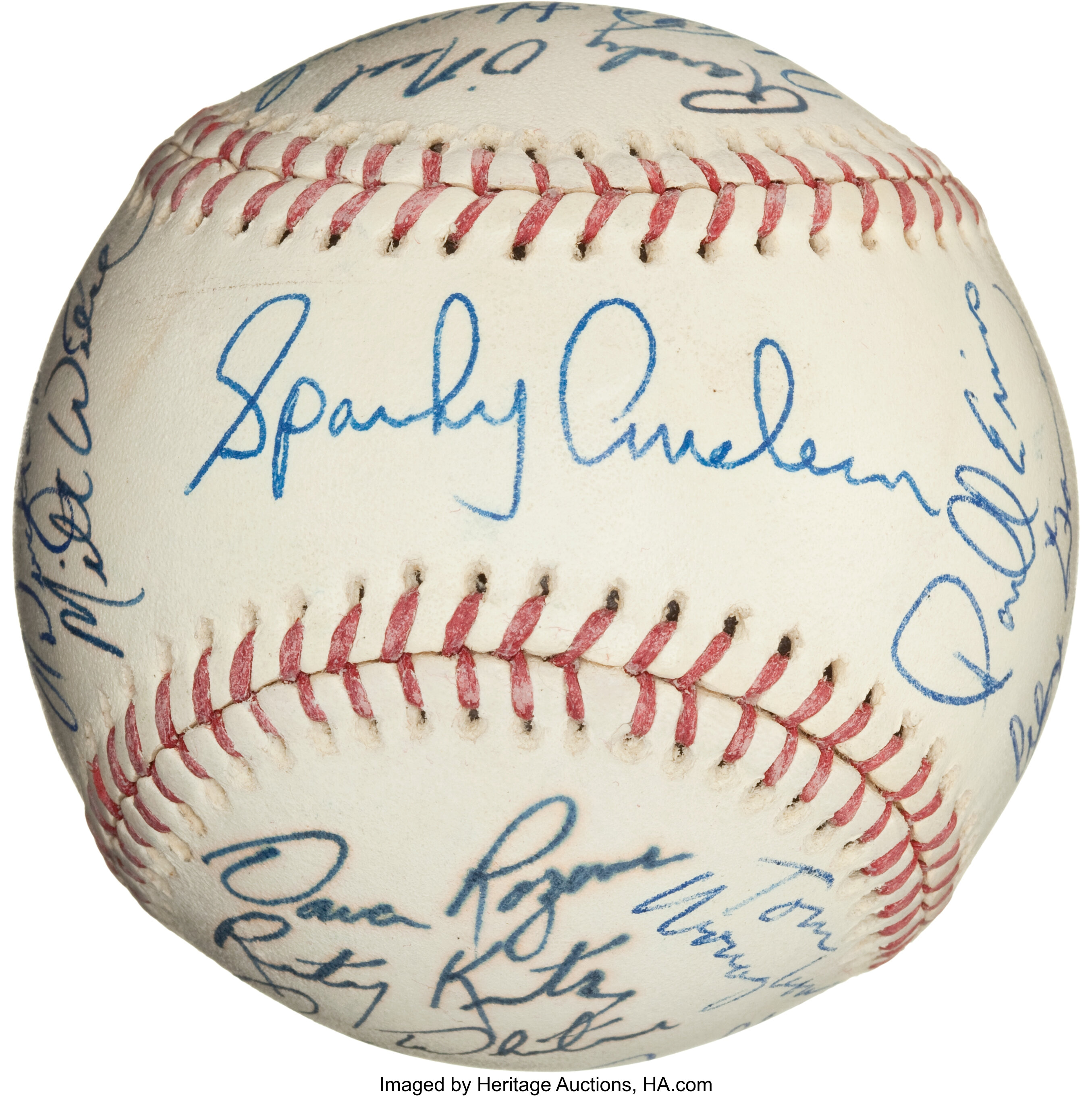 1984 Detroit Tigers Team Signed Baseball (26 Signatures) - World, Lot  #43096