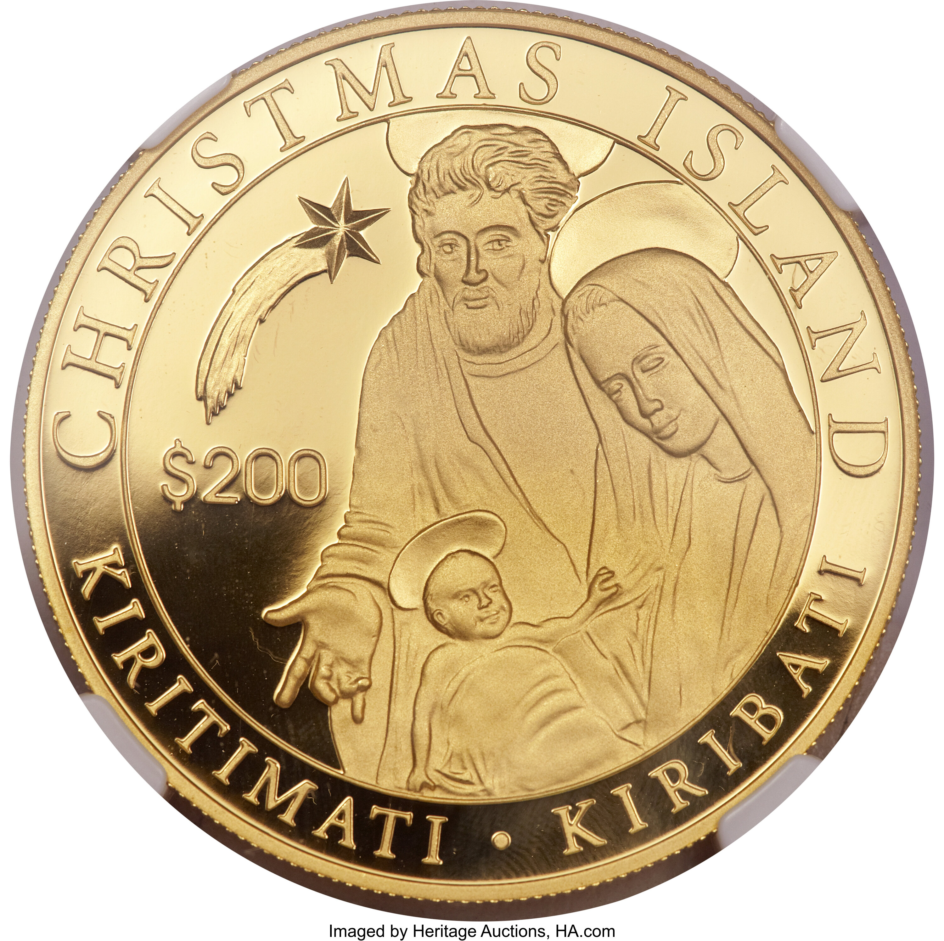 Kiribati Republic Gold 0 Dollars 05 Trio Total 3 Lot Heritage Auctions