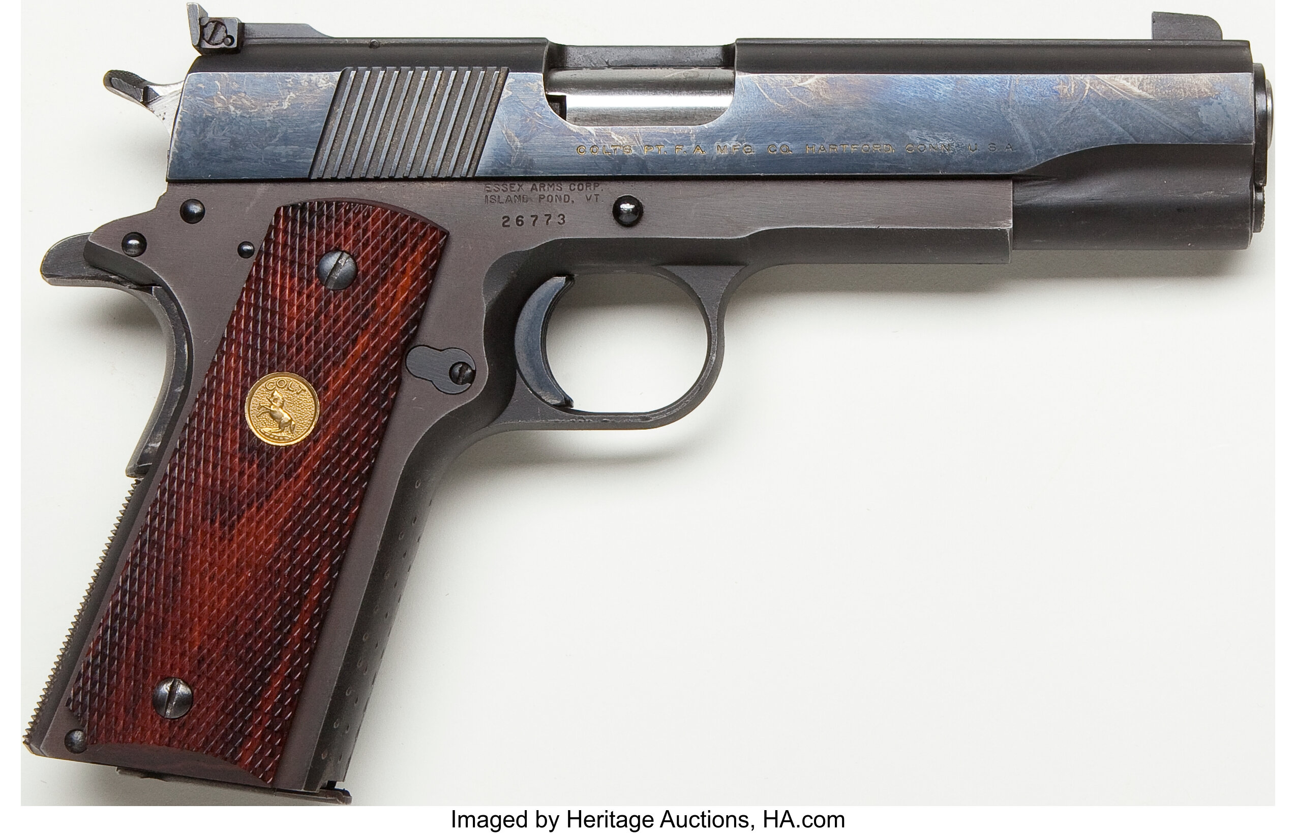 Essex Custom Colt Model 1911 National Match Semi Automatic Pistol Lot Heritage Auctions