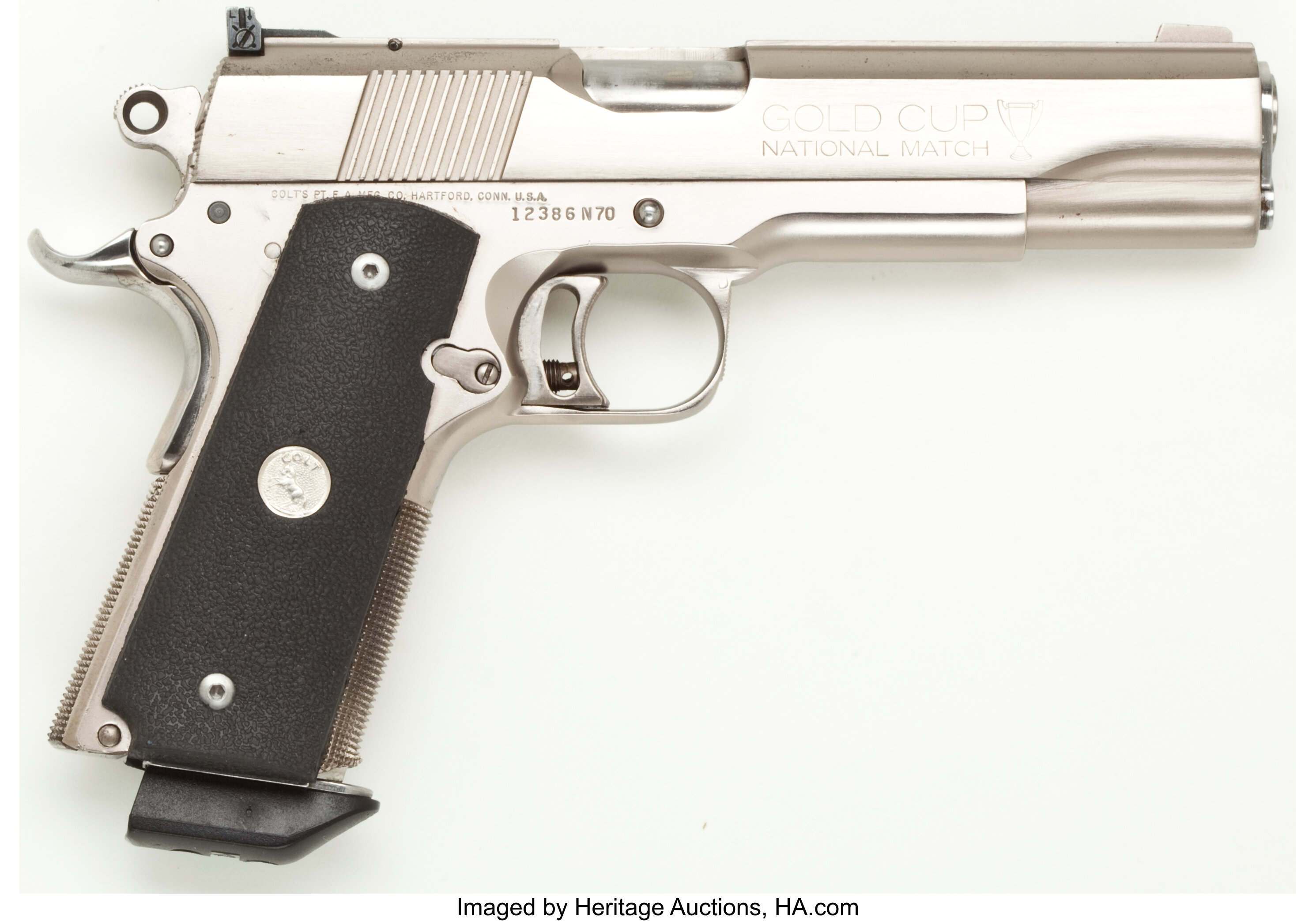 Colt Mark Iv Series 70 Gold Cup National Match Semi Automatic Lot 32424 Heritage Auctions 4220