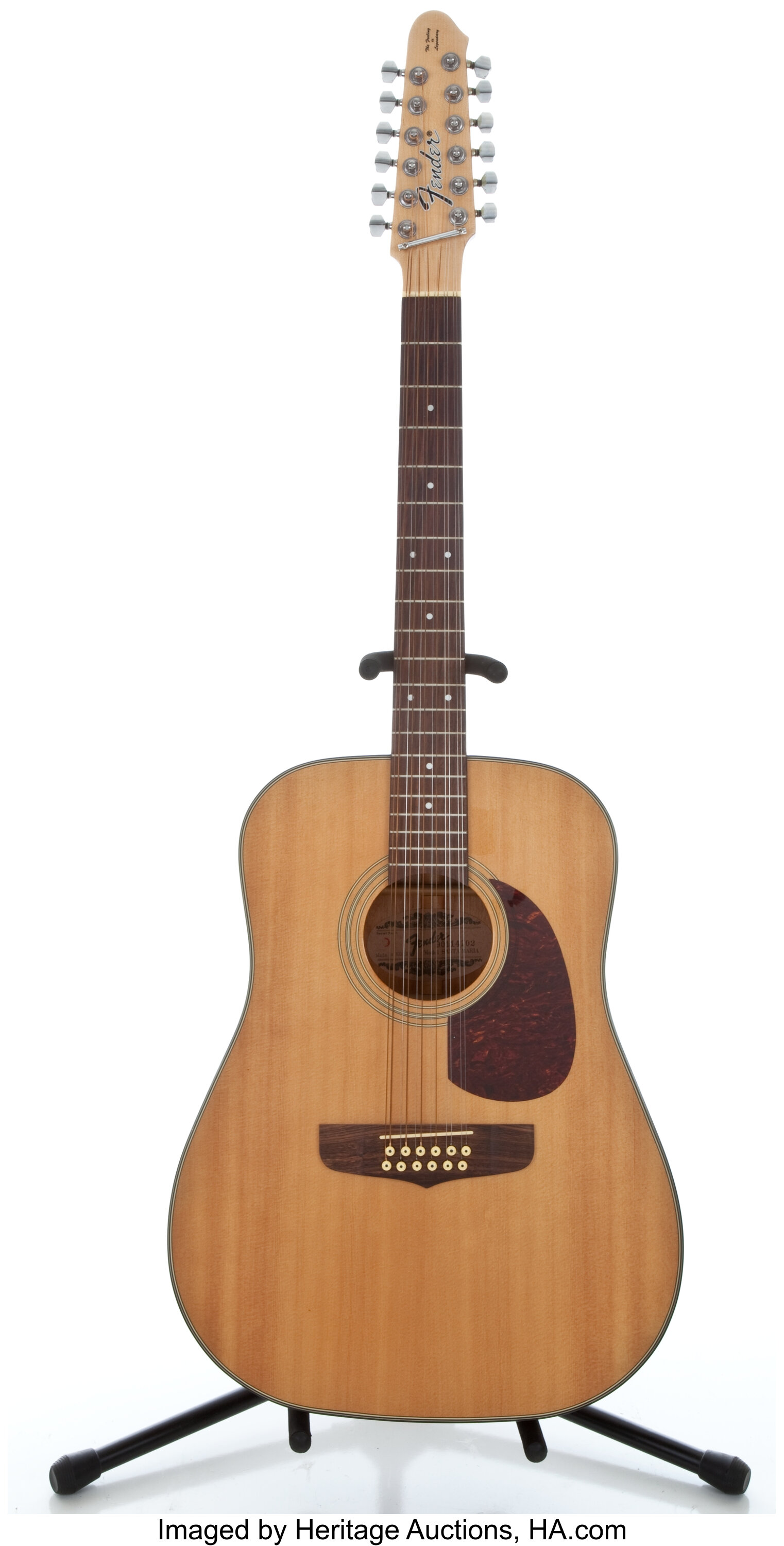 Fender Santa Maria Natural 12 String Acoustic Guitar #90114102