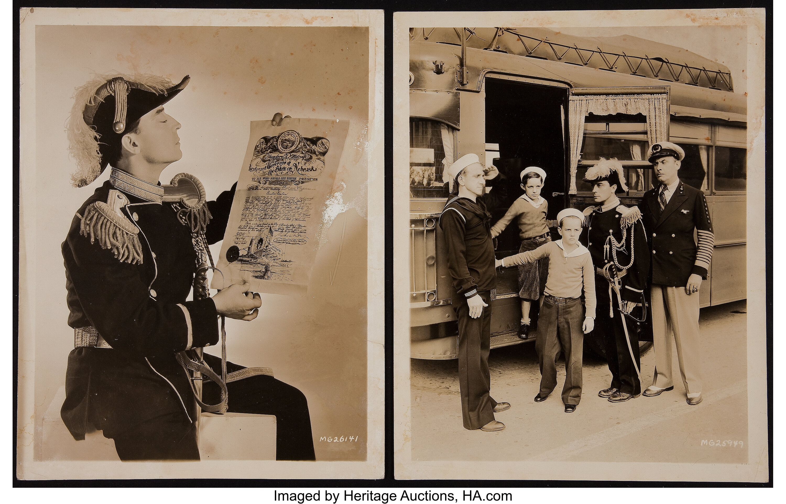 Buster Keaton, MGM Back Lot - Holden Luntz Gallery