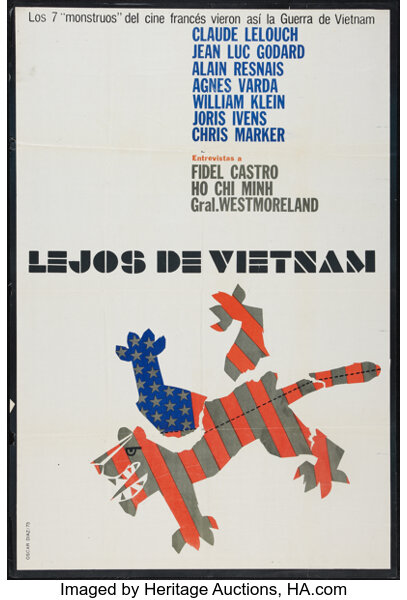 Loin Du Vietnam Slon 1967 Argentinean Poster 29 X 43 Lot Heritage Auctions